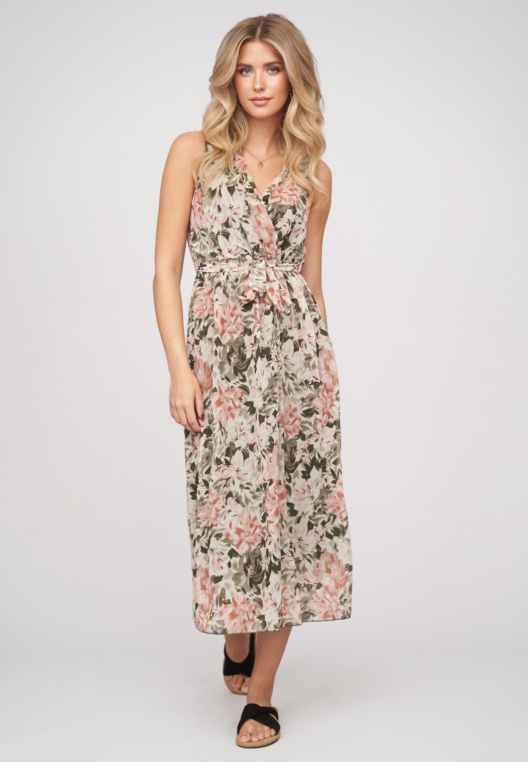 CLOUD 5IVE A-Linien-Kleid CLOUD 5IVE Maxi Chiffon Dress (1-tlg) – Bild 3 von 5