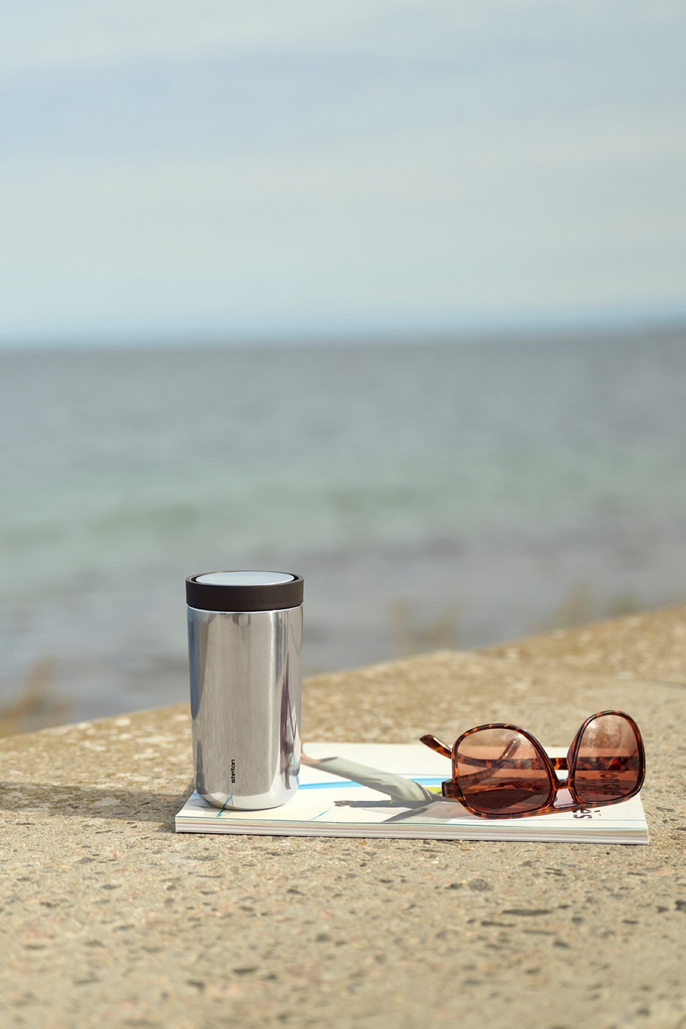 Stelton Thermobecher Stelton To Go Click Thermobecher 0.2 l, PP Kunststoff,Edelstahl