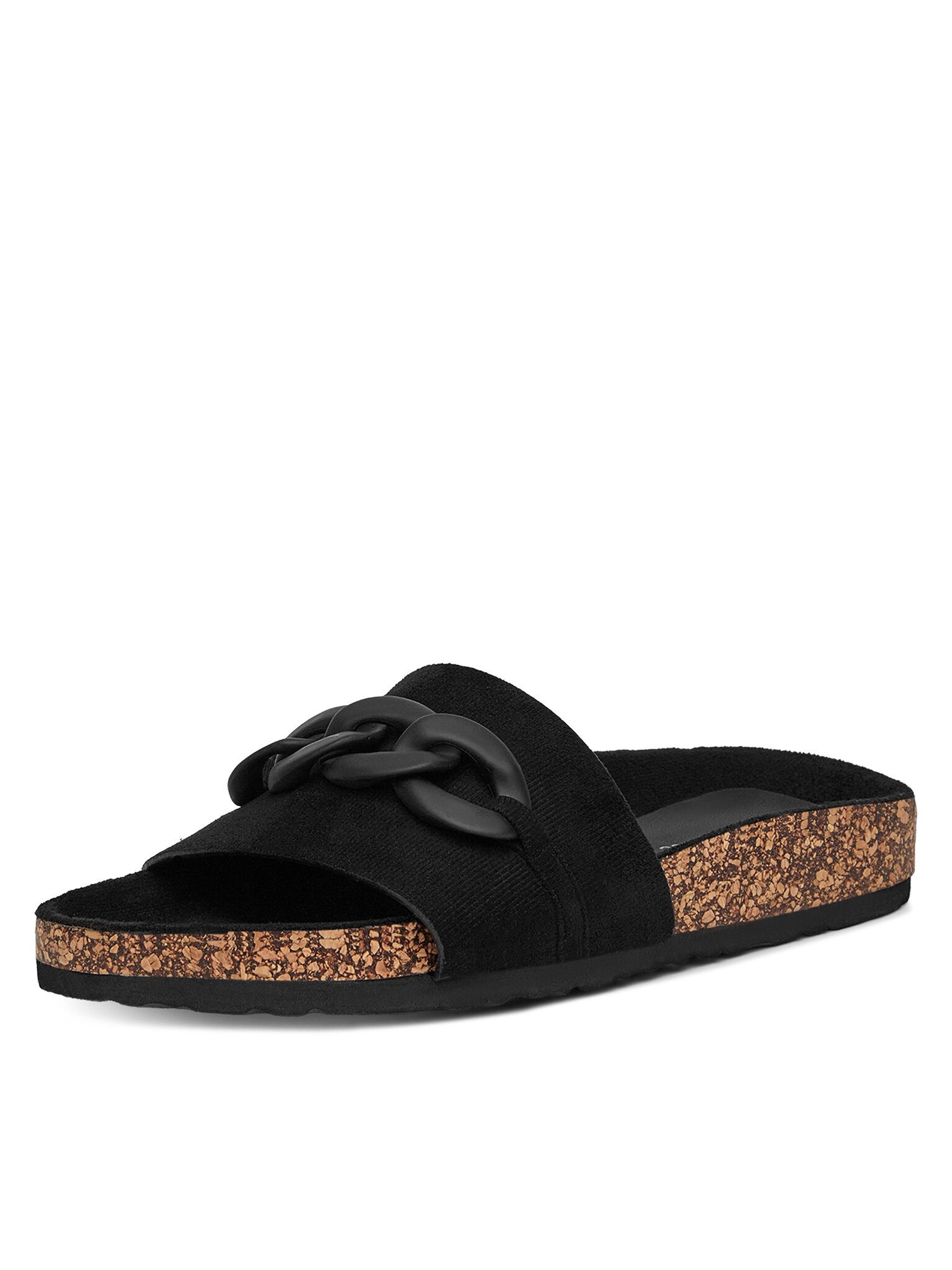 DeeZee Deezee Damen Flip-Flops Schwarz S113 Badepantolette