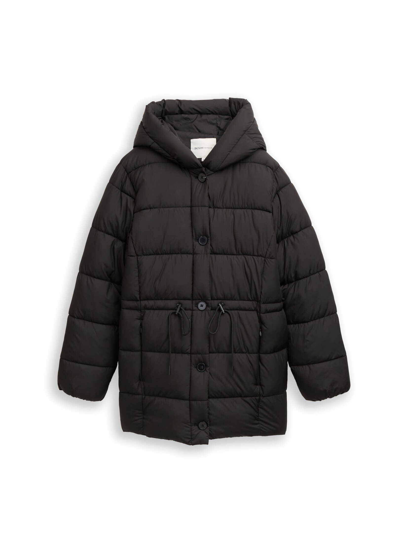 TOM TAILOR Denim Steppjacke Jacken Puffer-Mantel mit Knopfleiste
