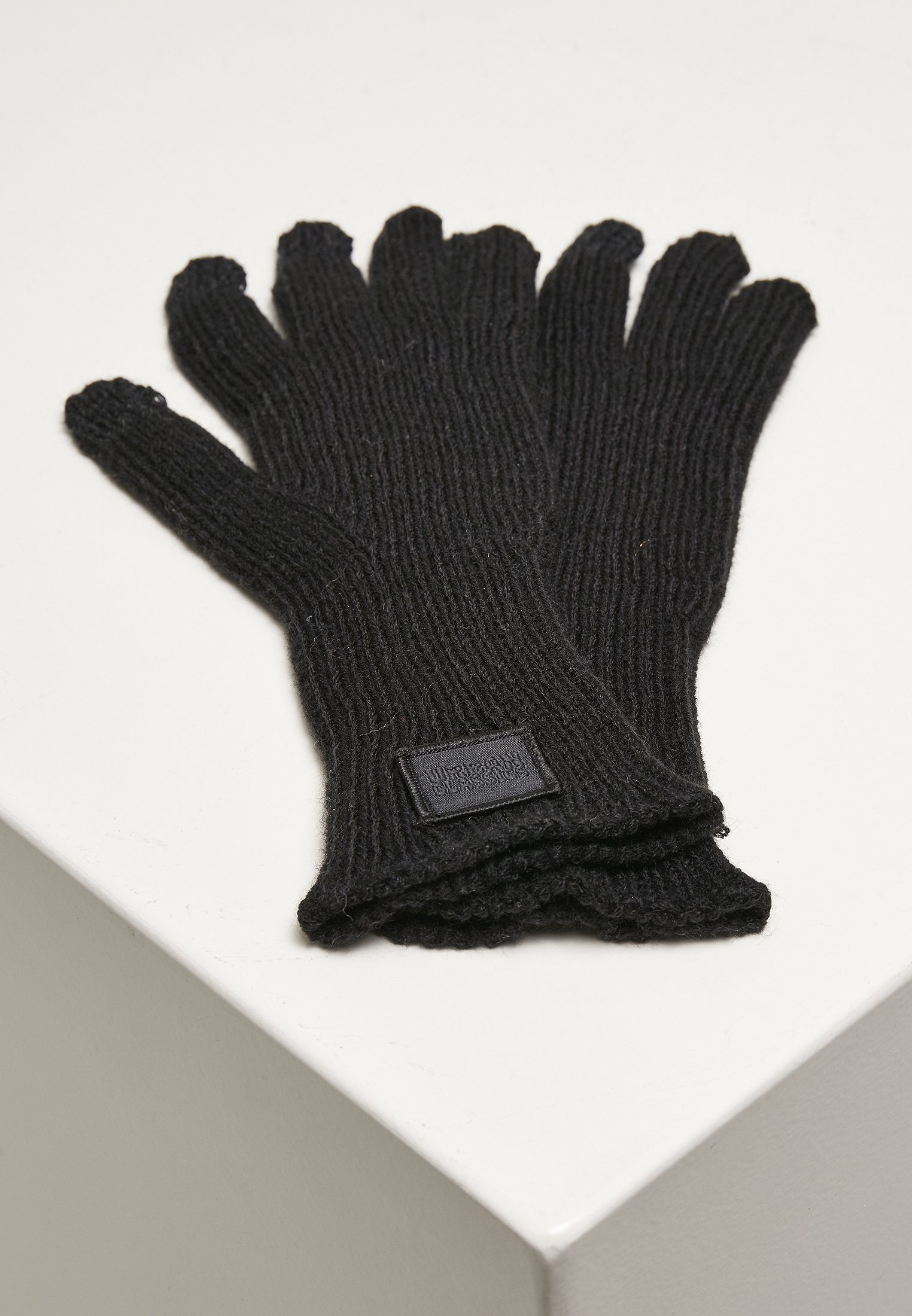 Knitted Mix black Unisex Baumwollhandschuhe Gloves CLASSICS Wool Smart URBAN