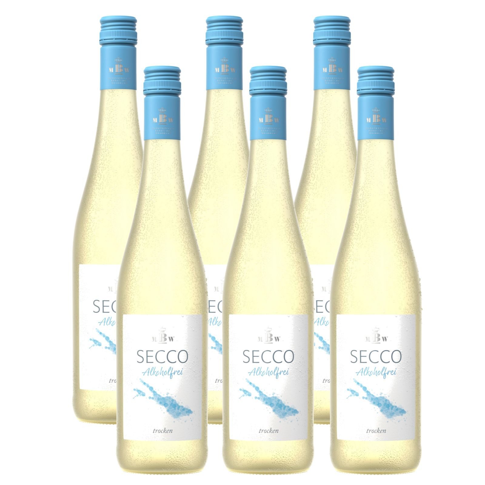 Markgraf von Baden Sekt Bodensee Secco Alkoholfrei Trocken (6x0,75l)