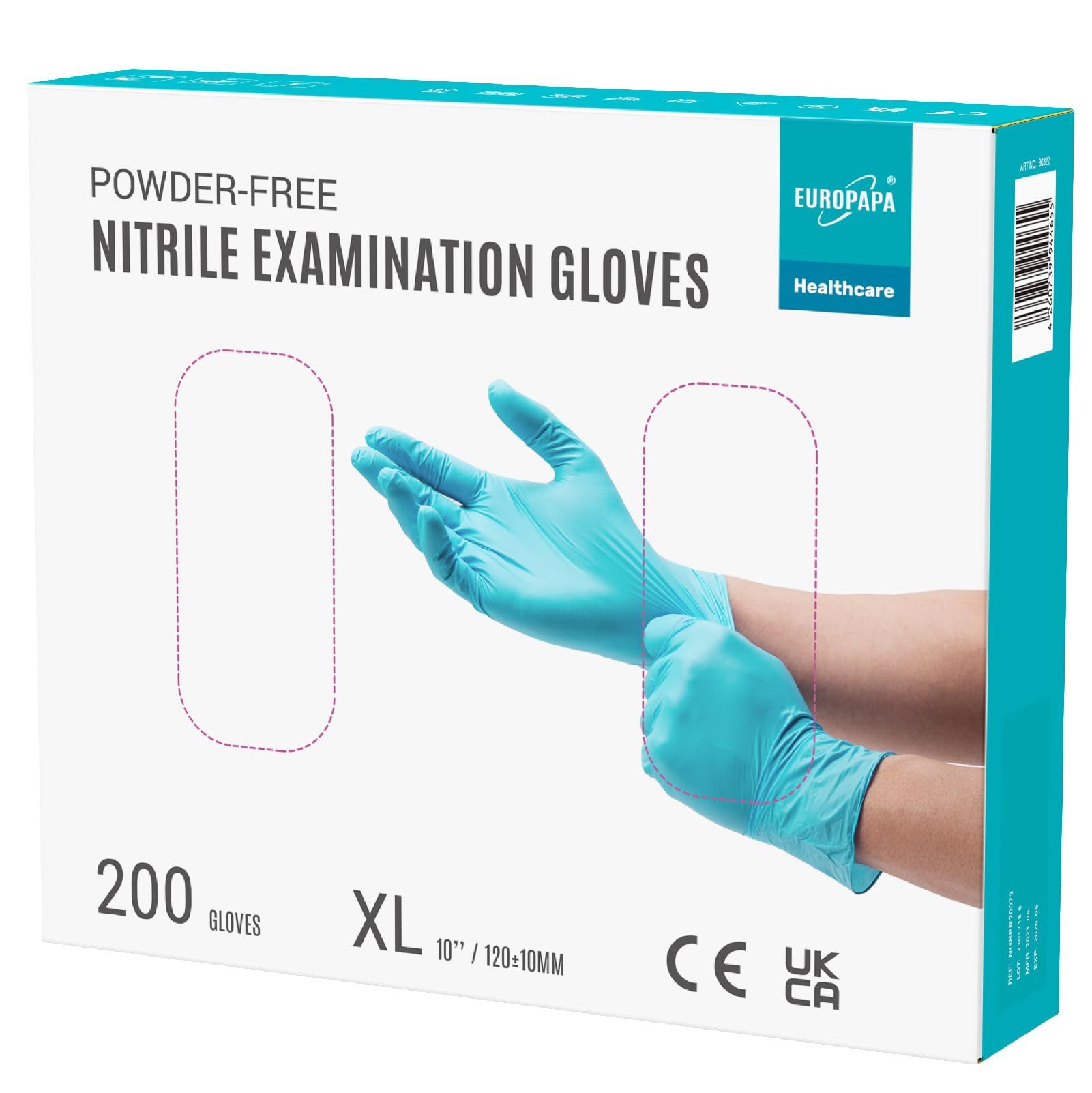 EUROPAPA Nitril-Handschuhe Medical Einmalhandschuhe Untersuchungshandschuhe günstig online kaufen