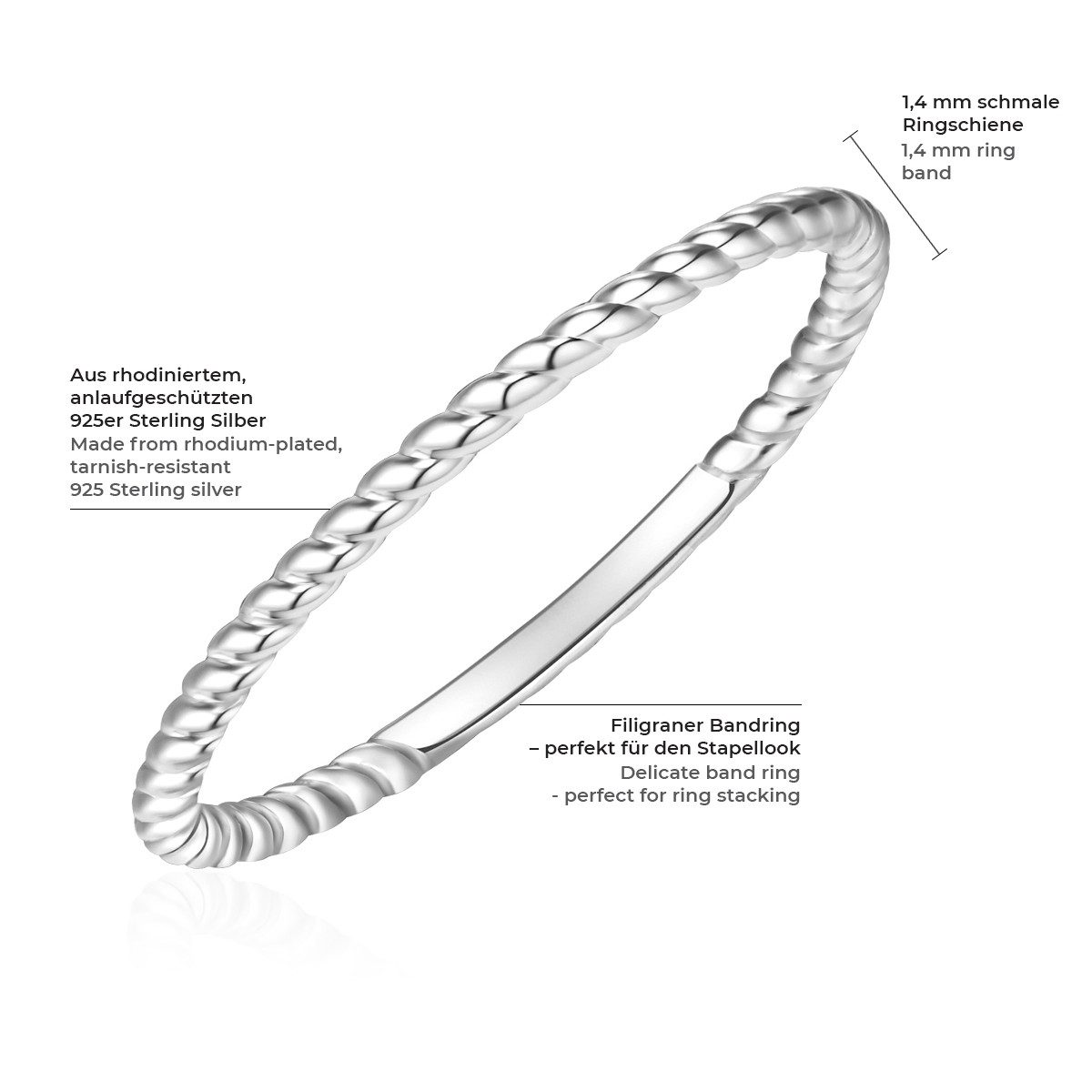 Glanzstücke München Fingerring X983 (1-tlg), aus günstig online kaufen