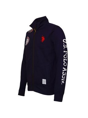 U.S. Polo Assn Sweatjacke Zipper Sweatjacket Full Zip mit Armprint FZ USPA (1-tlg)