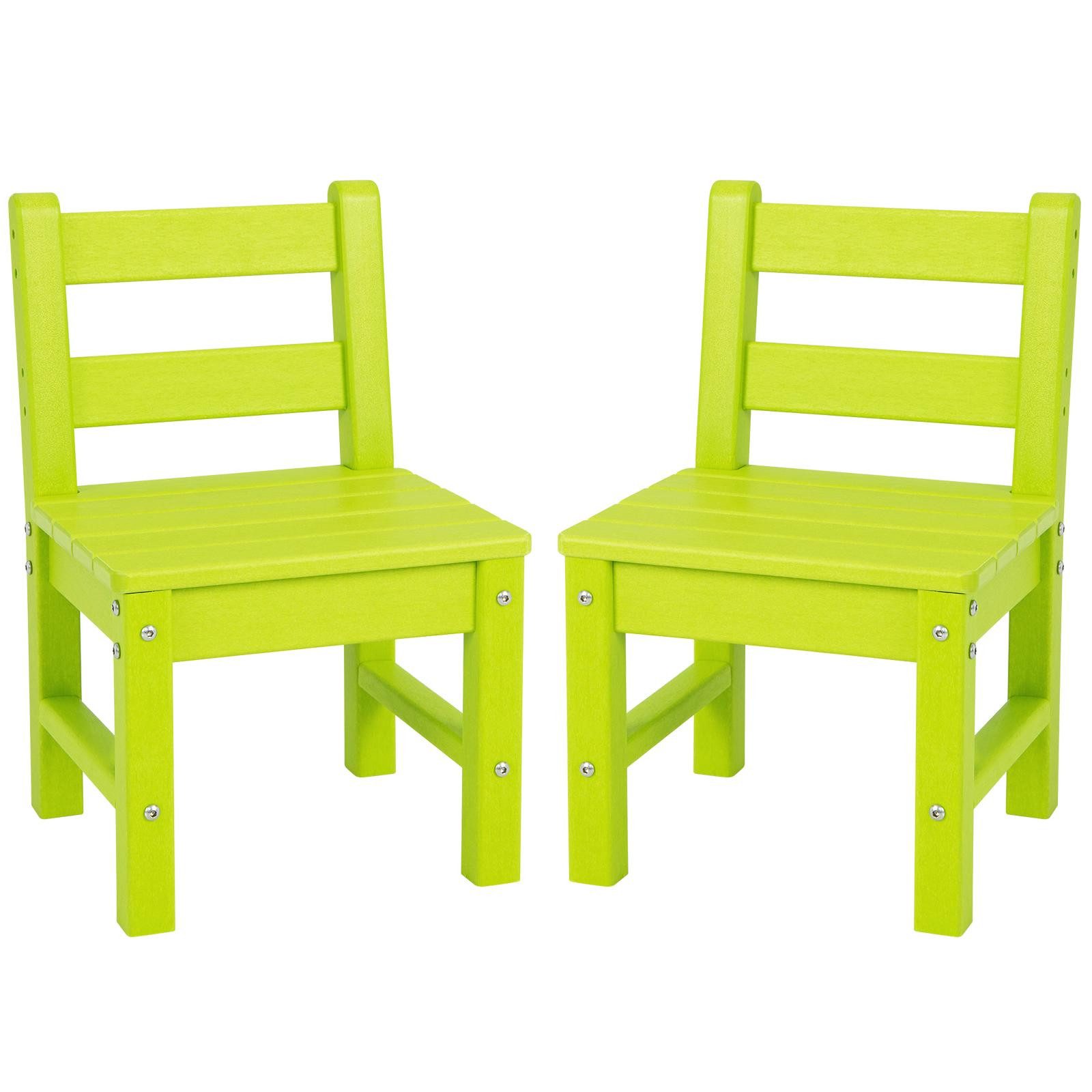 KOMFOTTEU Kindertisch Lerntisch (2-St), Stuhlset, aus Holz