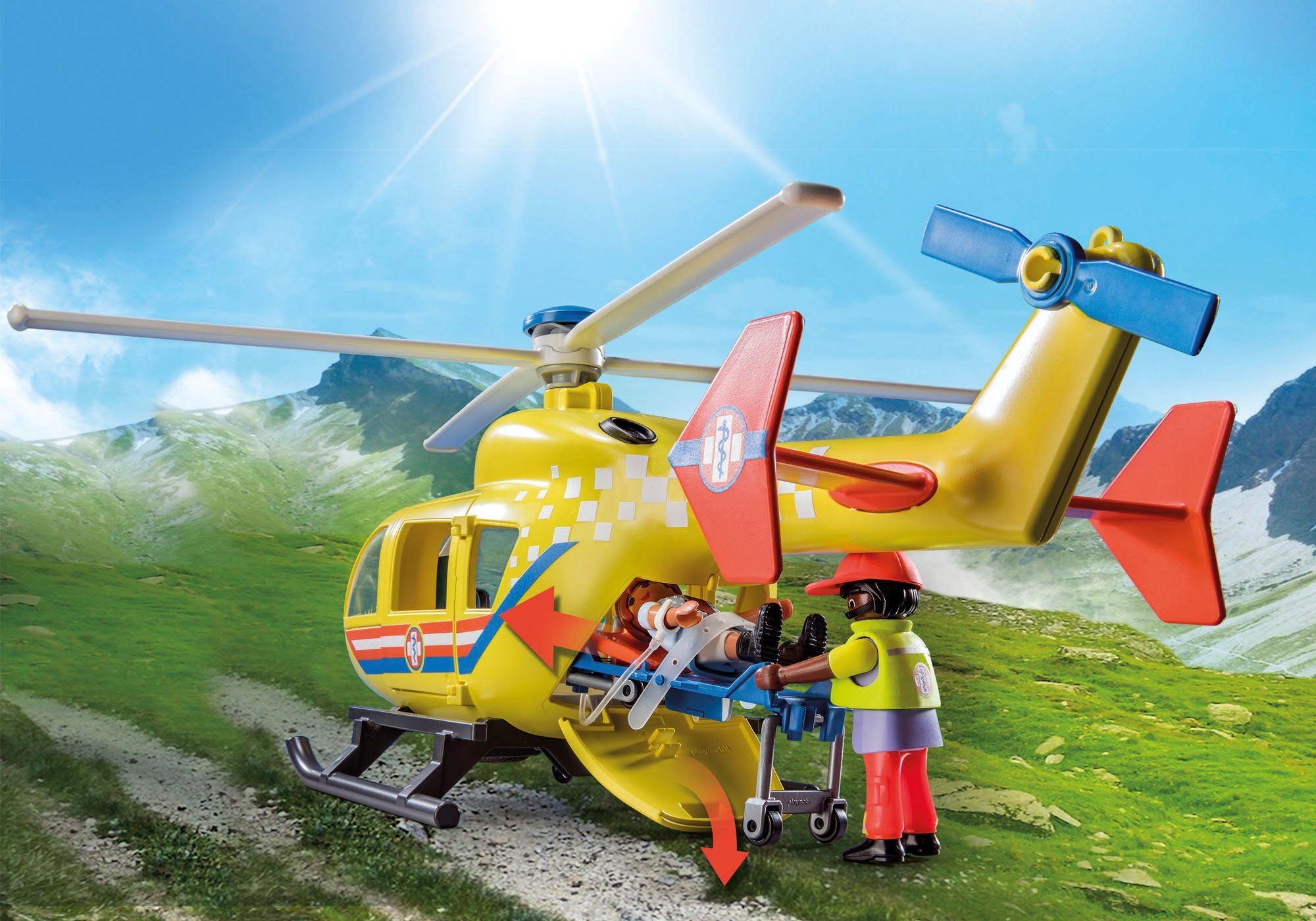 Playmobil® Rettungshelikopter (71203), My City Life Konstruktions-Spielset, Made in Europe