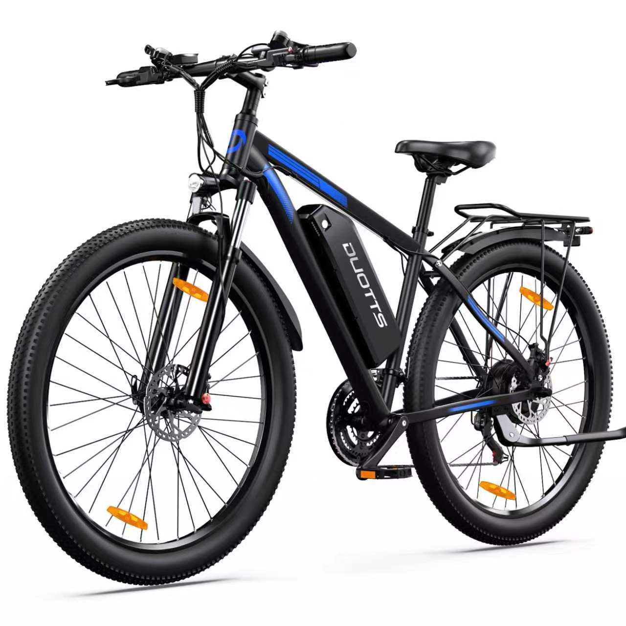 DUOTTS E-Bike Mountainbike 29 Zoll E-Fahrrad Damen u. Herren 720WH Pedelec 48V 15AH 110 km E-MTB, Kettenschaltung, Heckmotor, 720 Wh, (Beleuchtungsset mit Batterieladegerät, Batterieschlüssel, Werkzeug), E-Bikes mit hydraulischen Bremsen, Federgabel & App