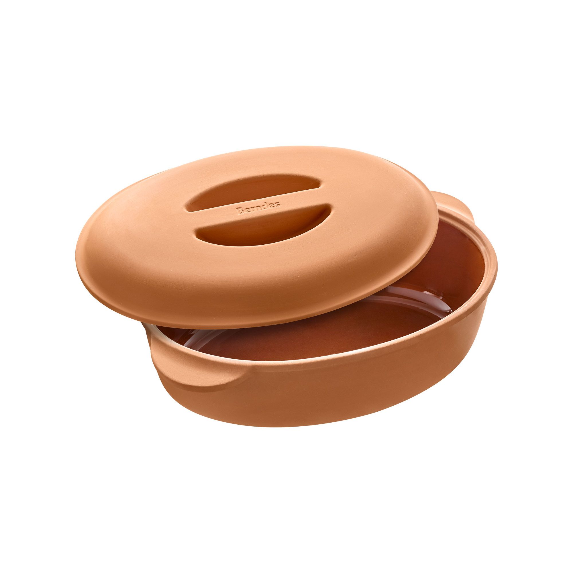 Berndes Bräter 33x22 cm, oval, Terracotta - b.terra, 4 Liter, Terracotta