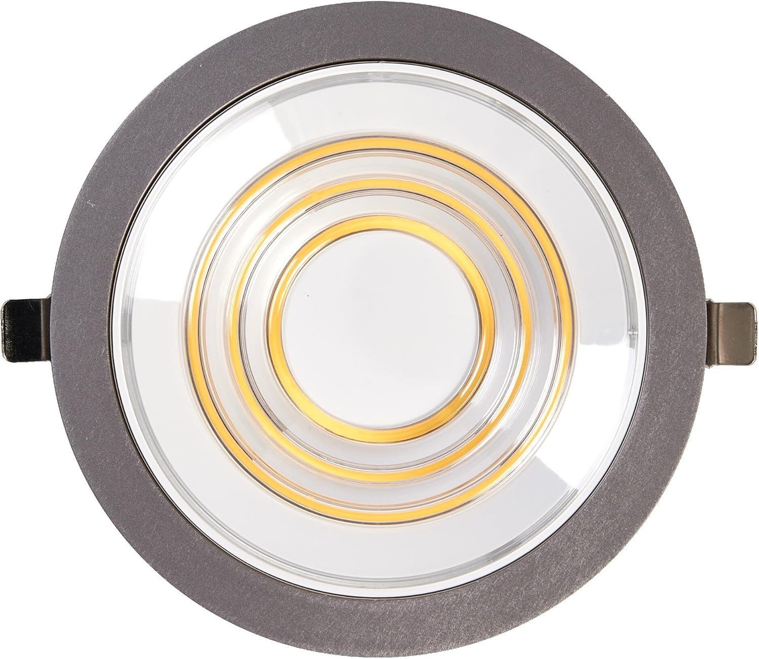 Ledvance LED Deckenleuchte DECOR FIL DL RIPPLE, warmweiß, dimmbar, separat zuschaltbare Filament-Leuchtringe