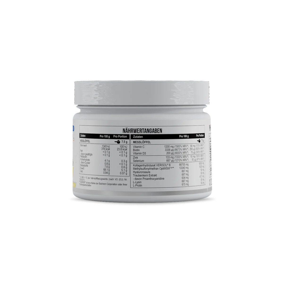 MST Nutrition Beauty Collagen Verisol + OptiMSM 225g - Pineapple Pulver, 225 g, Pulver