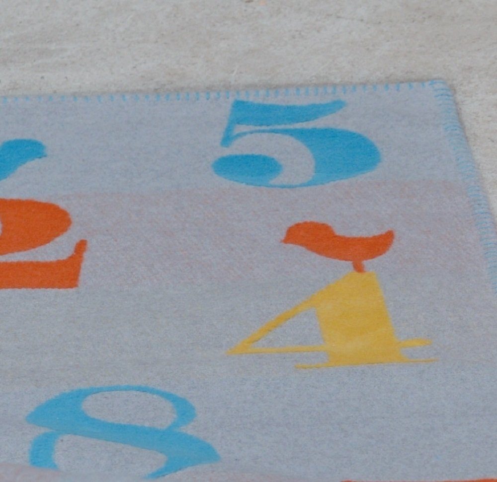 Babydecke Finn 'Zahlen' 65 x 90 cm, DAVID FUSSENEGGER