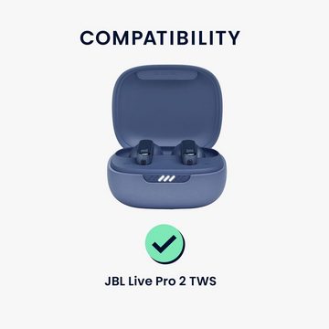 kwmobile Kopfhörer-Schutzhülle Hülle für JBL Live Pro 2 TWS Kopfhörer, Silikon Schutzhülle Etui Case Cover Schoner