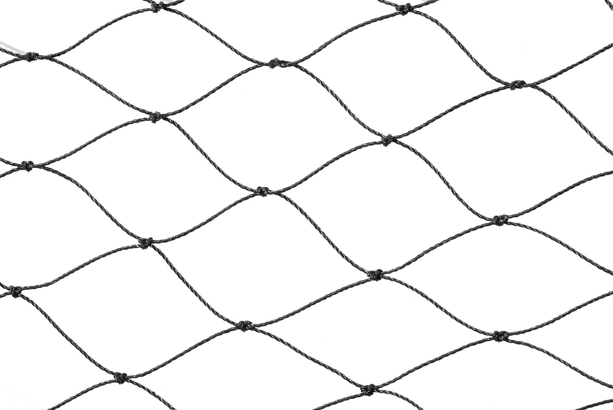 Windhager Schutznetz für Katzen, Katzennetz für Balkon, Fenster, Verandas, BxL: 4x2,5 m, (1-St), Maschenweite 50 mm, HDPE Netzgewebe, 2,5 x 4 m, schwarz