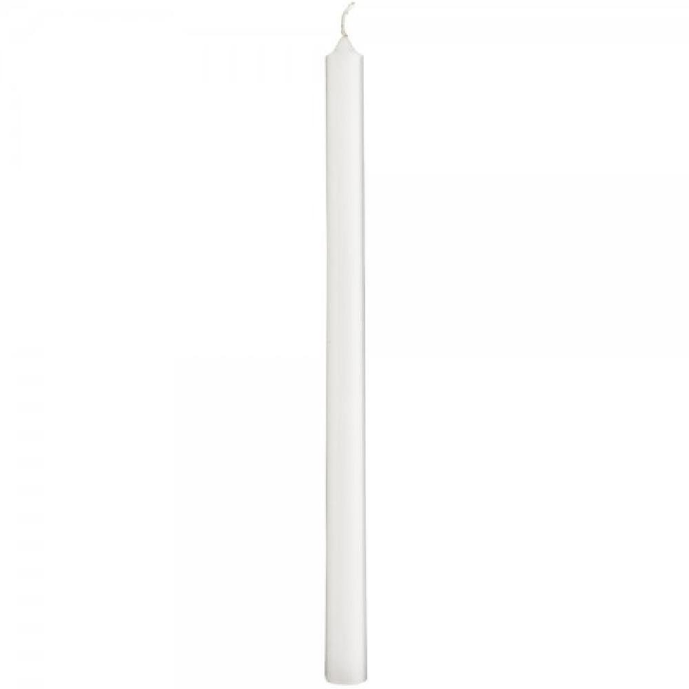 Ib Laursen Windlicht Ib Laursen schmale hohe Kerze Weiß (1 Stück)