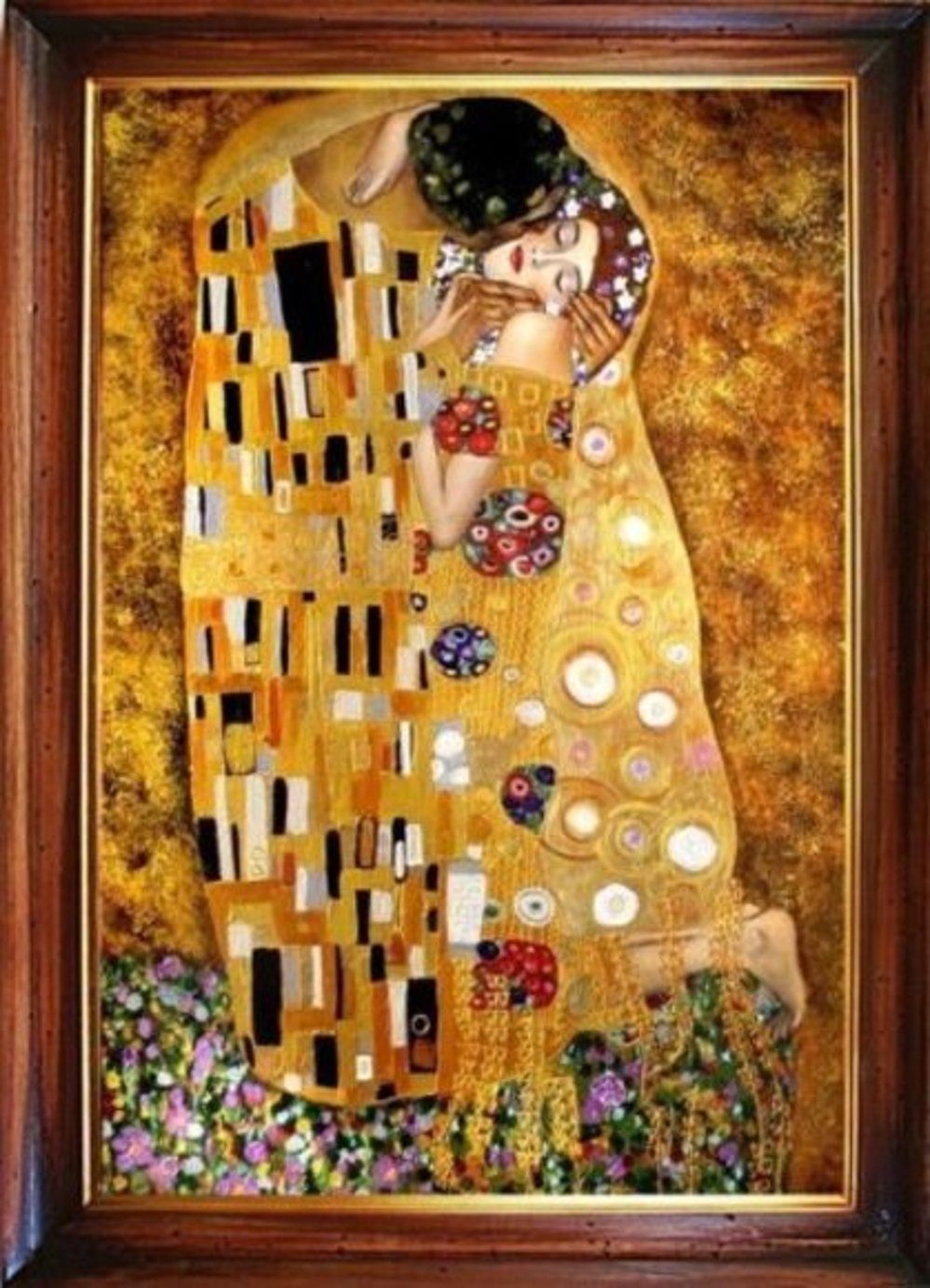 JVmoebel Gemälde Gustav Klimt »G15238«, jedes Bild ein Unikat, handgearbeitet