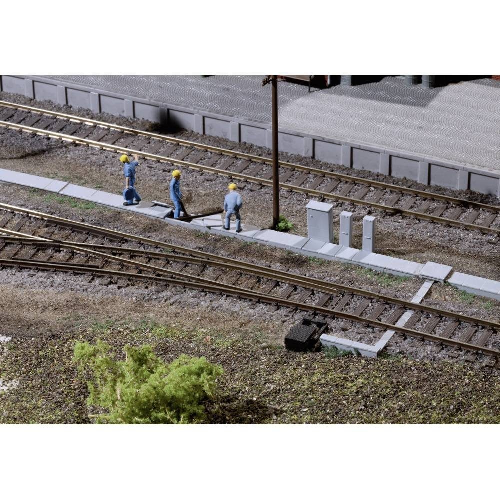 Modelleisenbahn-Fertiggelände H0 Kabelkanäle und 5 Schaltkästen