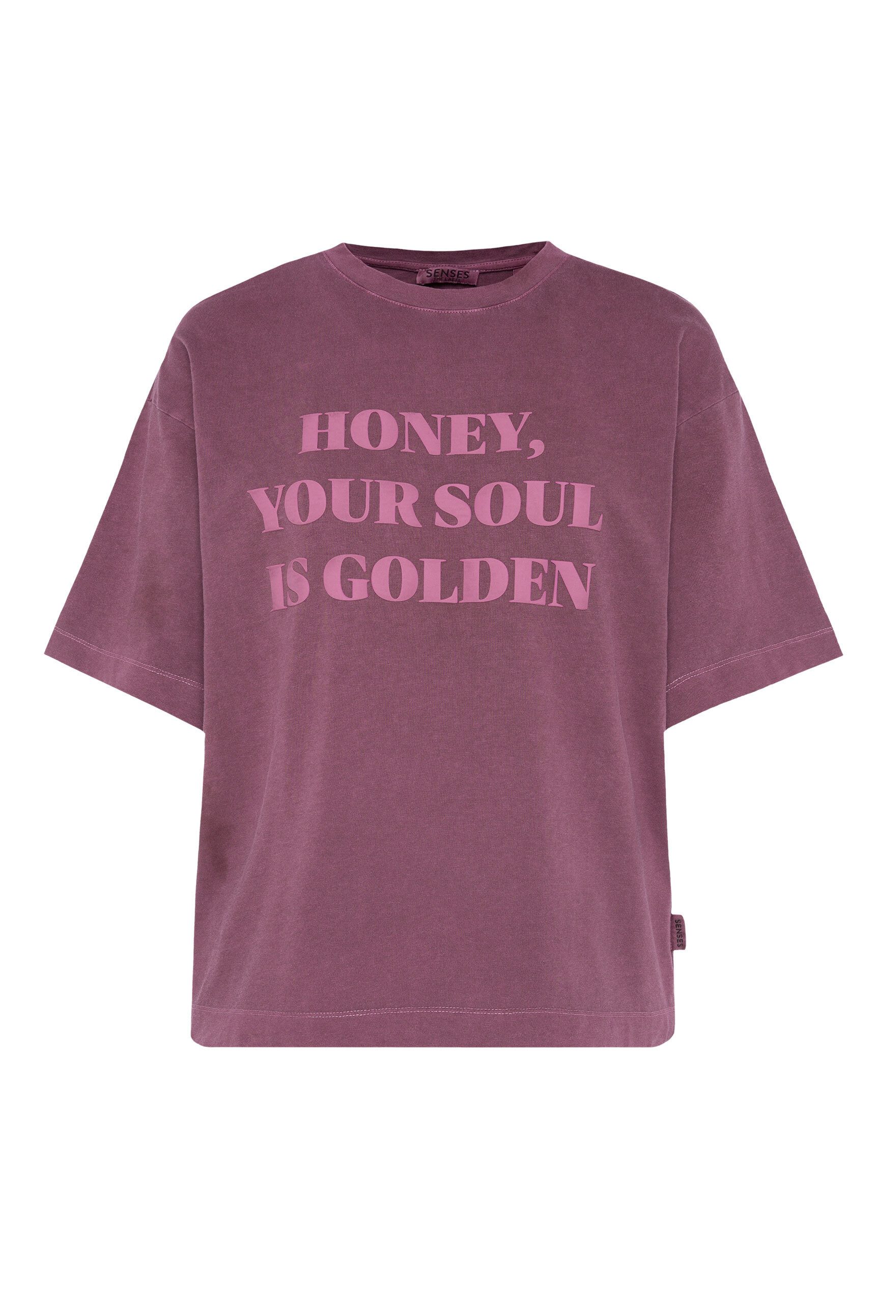 SENSES.THE LABEL Rundhalsshirt aus Baumwolle günstig online kaufen