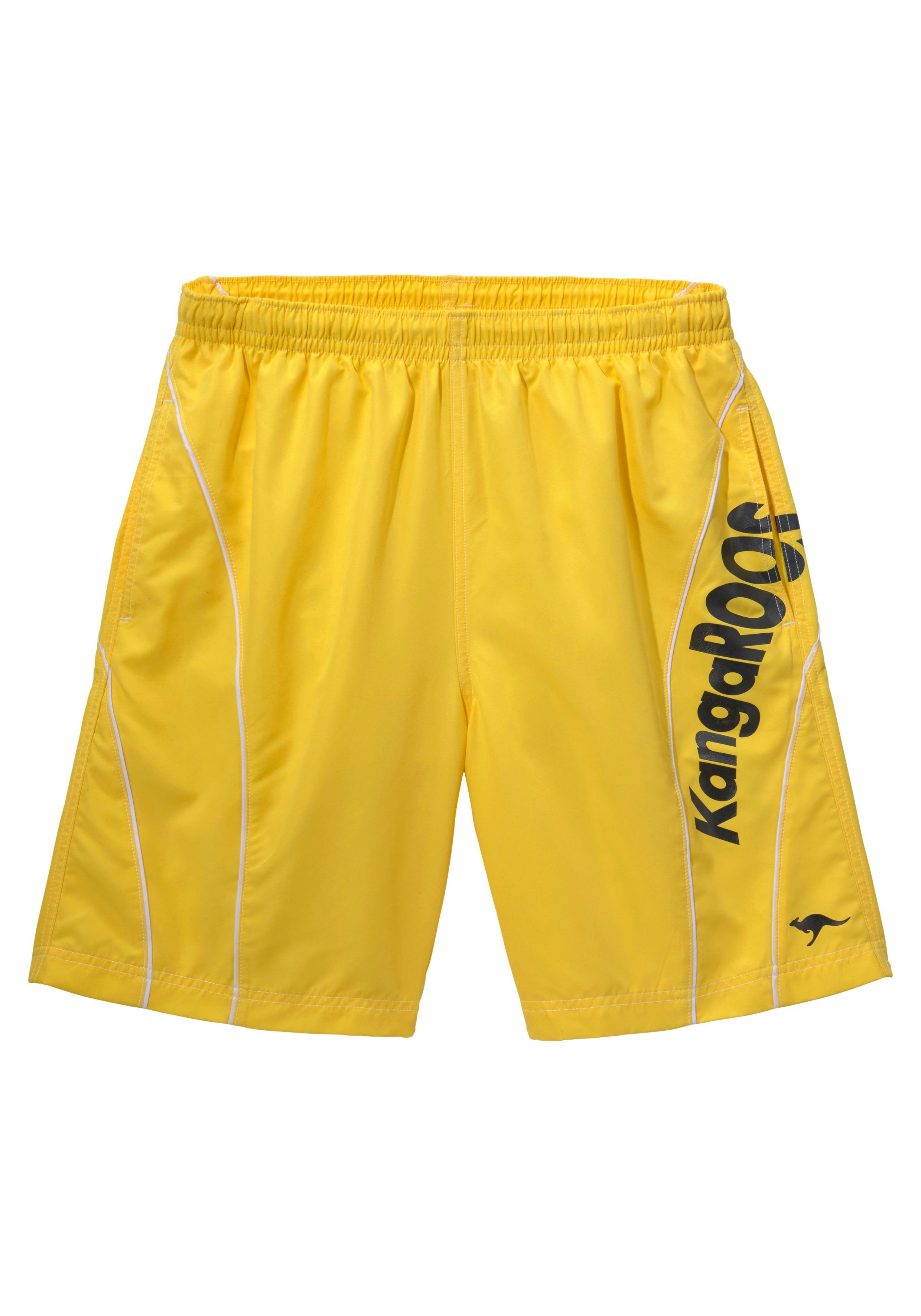 KangaROOS Badeshorts mit Kangaroos Schriftzug – Bild 5 von 5