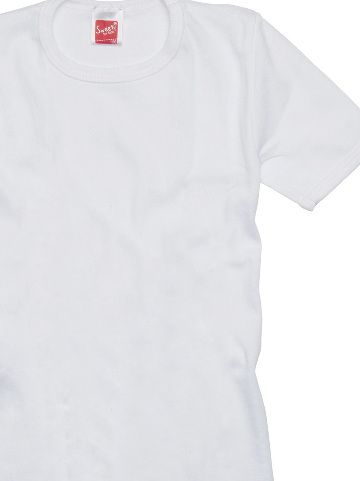 Sweety for Kids weiss Shirt Markenqualität hohe 4-St) Kinder Sparpack 4er (Spar-Set, Winterwäsche Achselhemd