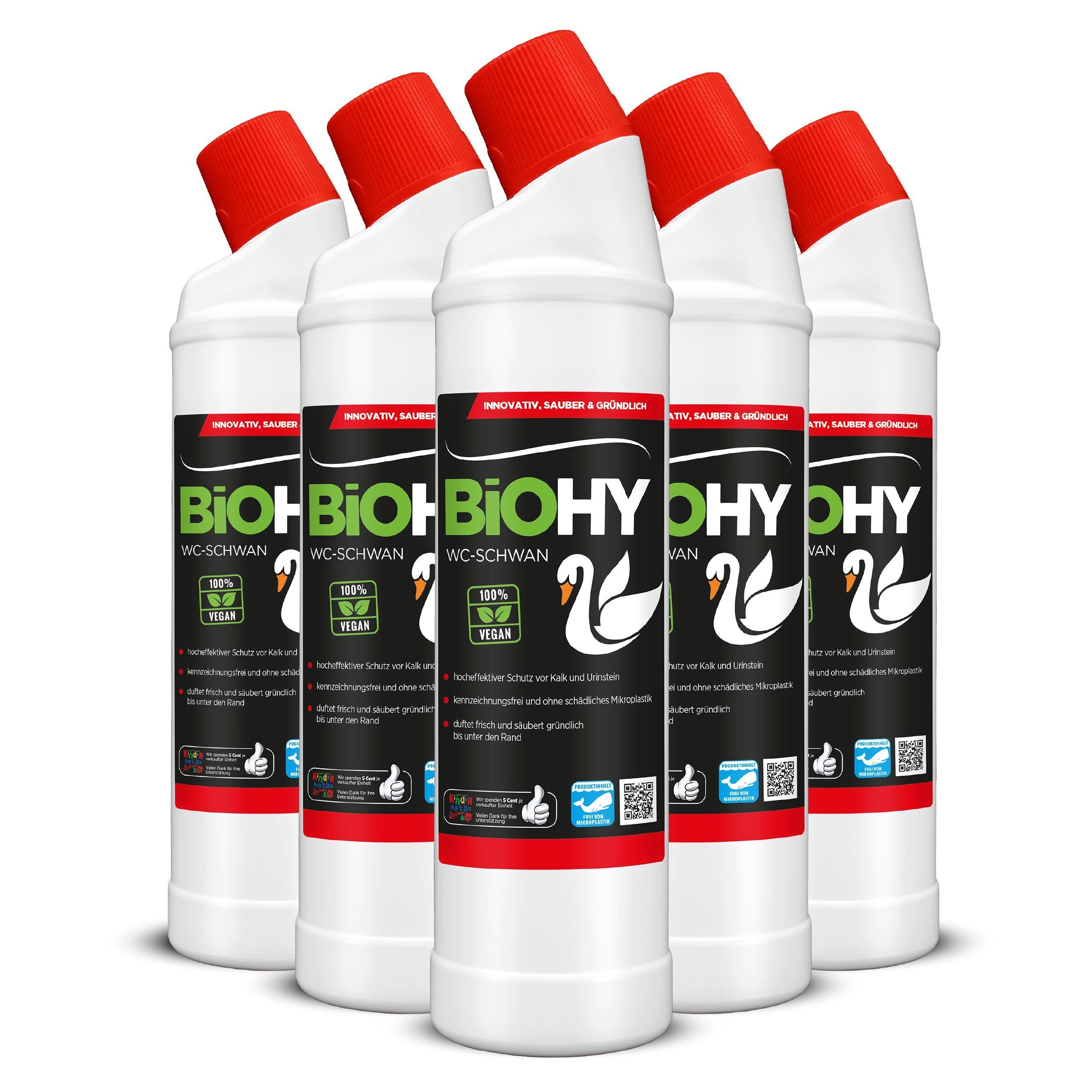 BiOHY BiOHY WC-Schwan 6er Pack (6 x 750 ml Flasche) WC-Reiniger (6-St)
