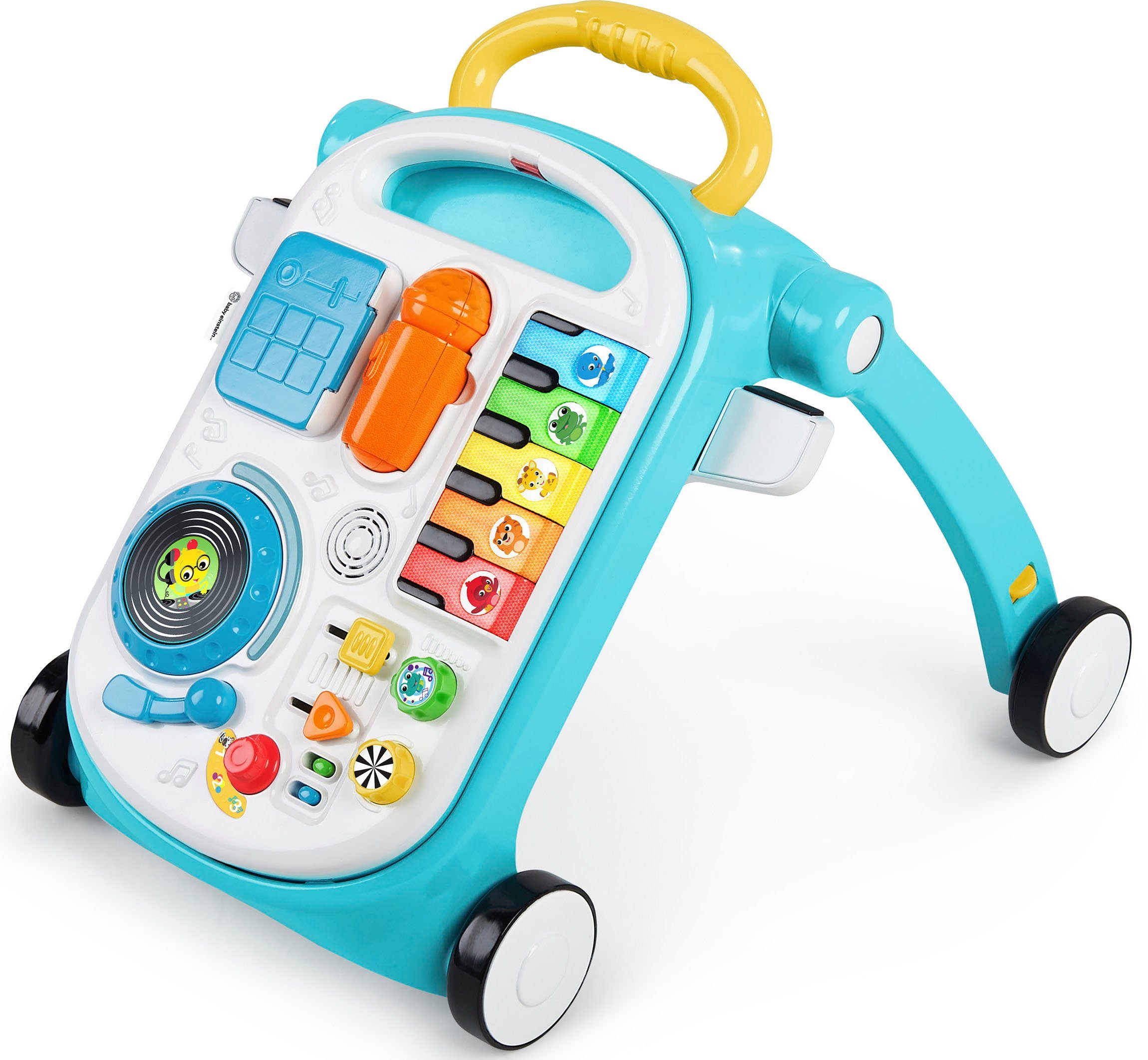 Baby mit Lauflernwagen und Sound Einstein Roll, Mix Musical Licht ‘N