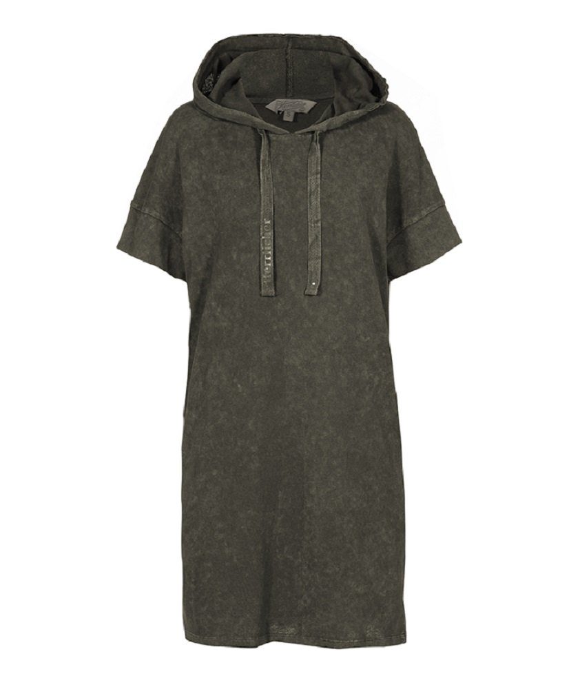 Herrlicher Jerseykleid Pari Dress 2622 Kapuze elastisches Qualität, Tunnelzug, Material sommerlich, mit leichte