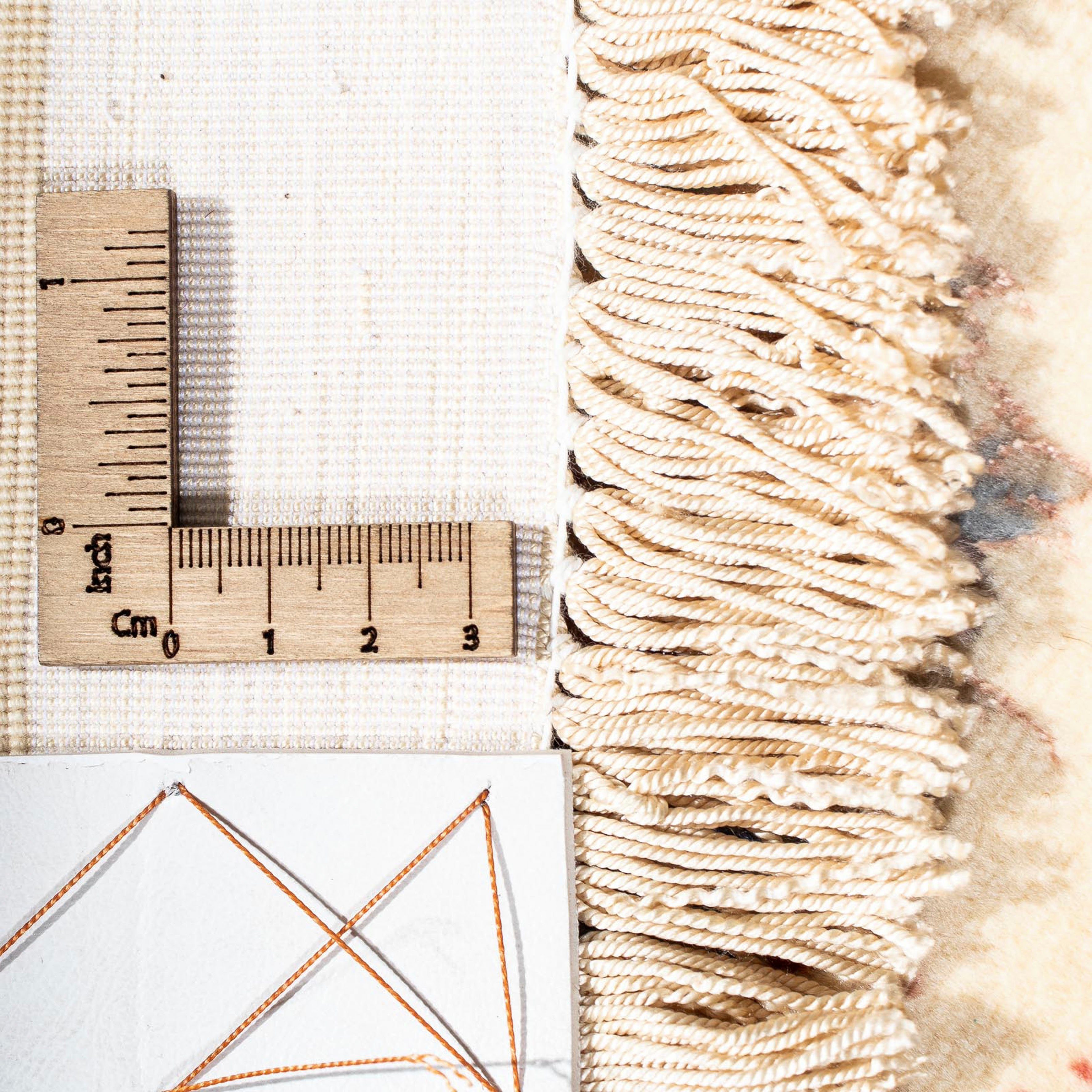 Orientteppich Perser Täbriz Höhe: Handgeknüpft, morgenland, - Royal beige, mit Zertifikat 150 7 - Einzelstück - x rechteckig, Wohnzimmer, - 210 cm mm