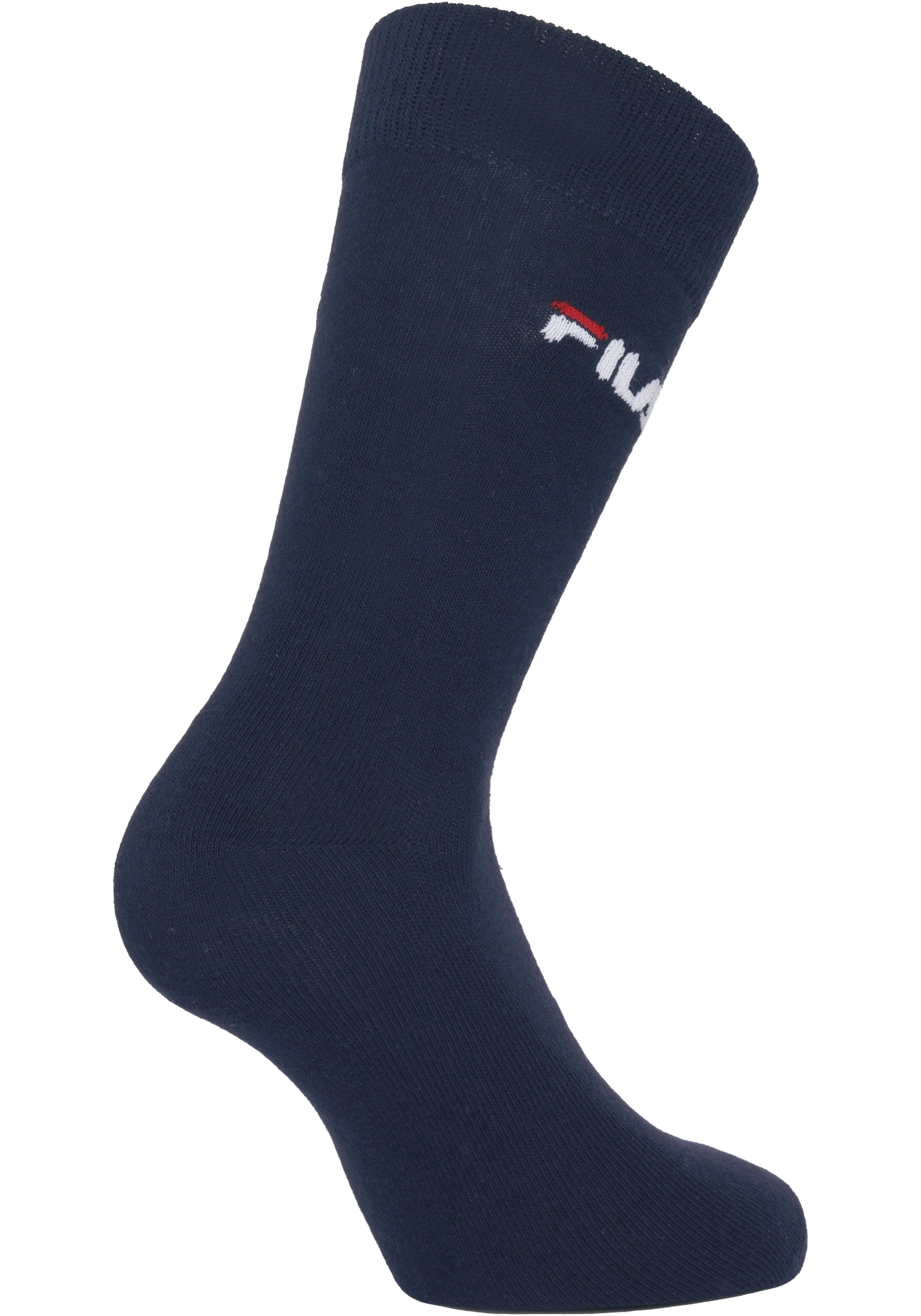 Fila Socken UNISEX LIFESTYLE PLAIN SOCKS (6-Paar, 6 Paar) mit eingestrickem Logo – Bild 5 von 5