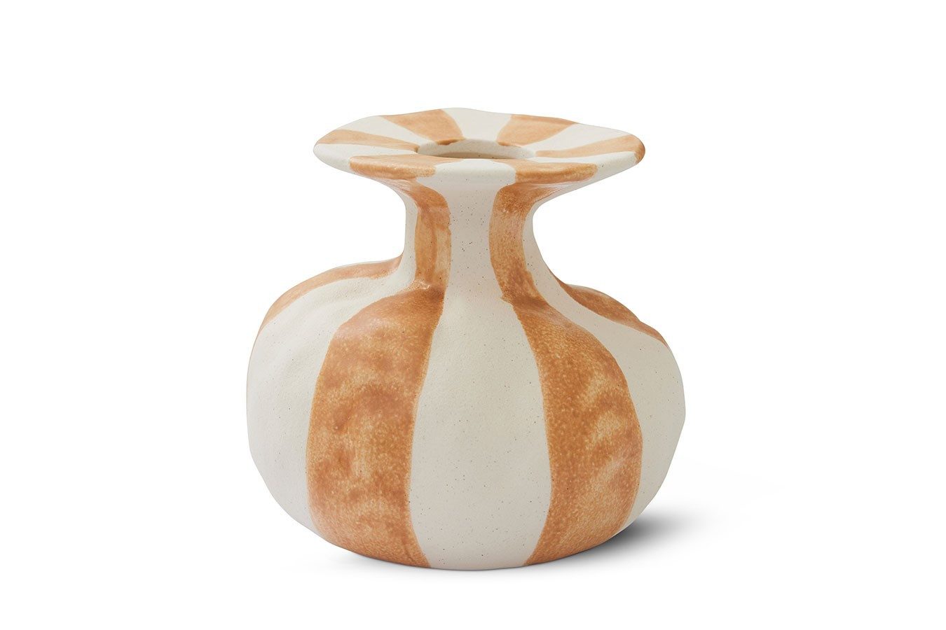 HOT Schüssel Dekovase Raja orangeweiss klein