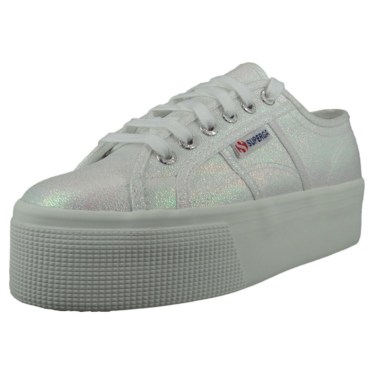 Sneaker weiß (1-tlg) (19801309) Superga iridescent
