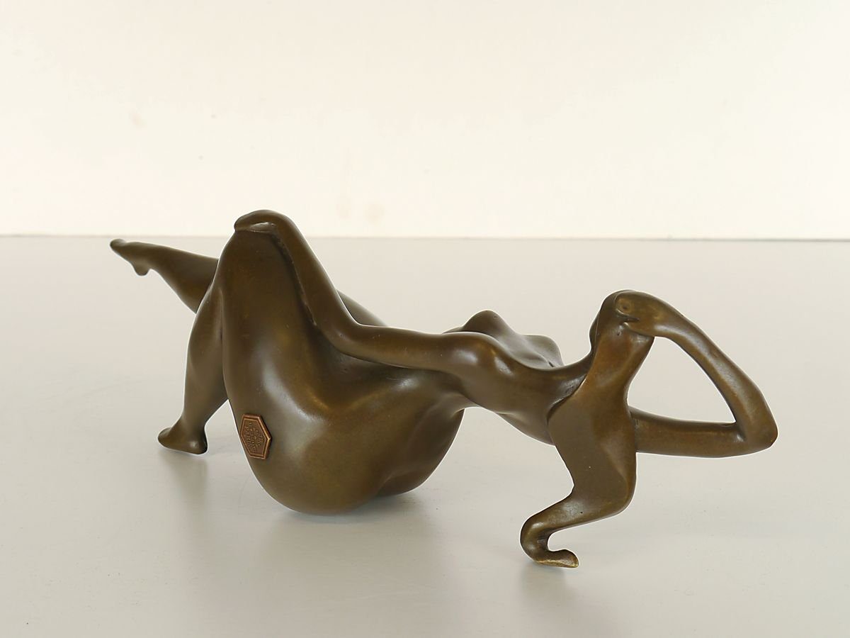Darstellung Figur Frauenakt erotisch Frau Bronze Dekoobjekt moderne AFG