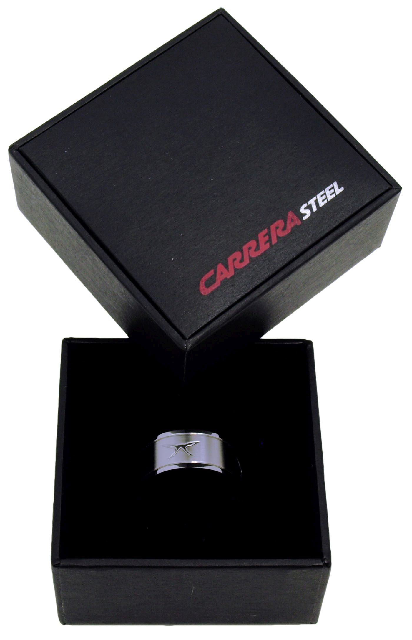 Carrera® Fingerring poliertem aus Herren-Ring von Edelstahl Carrera