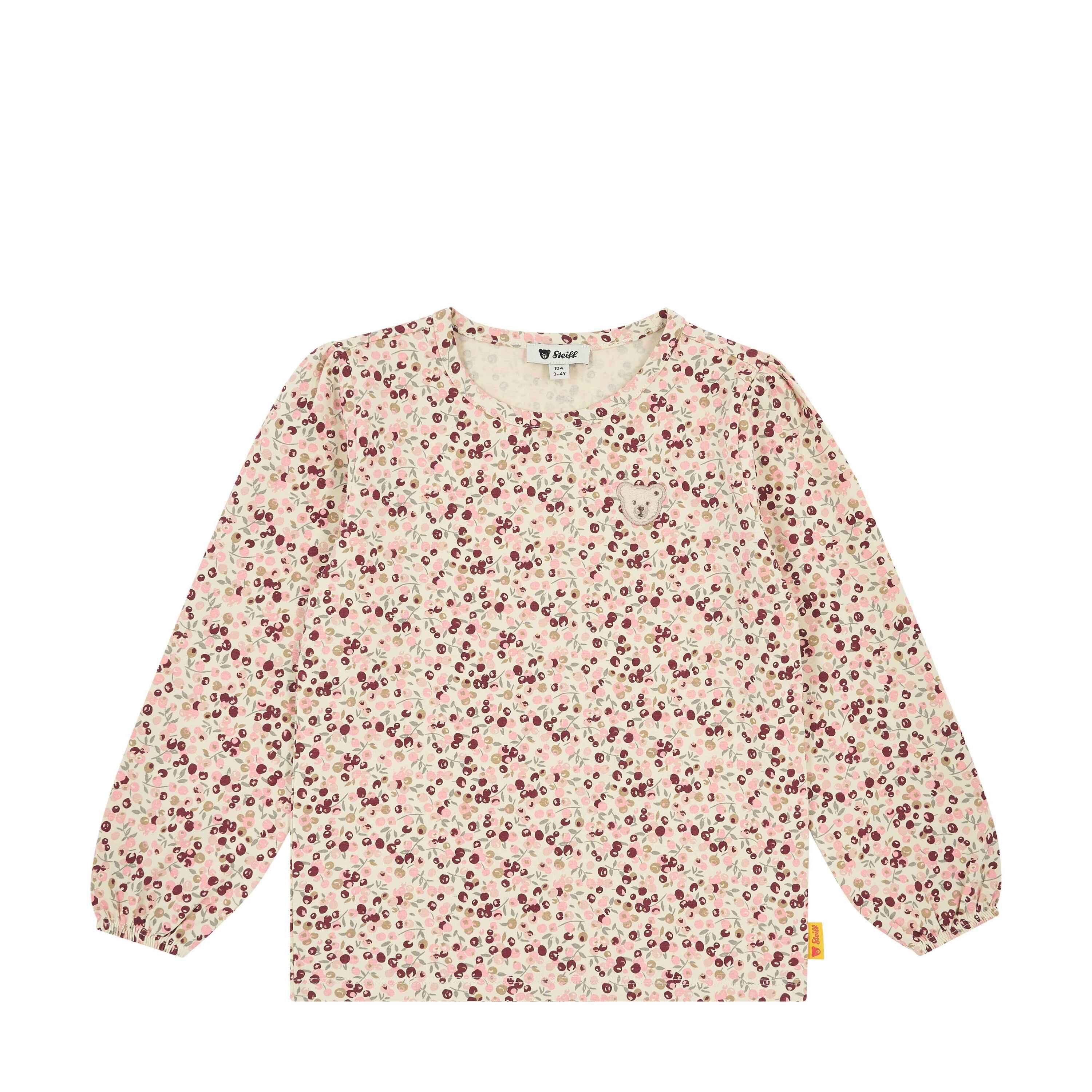 Steiff Langarmshirt T-Shirt langarm Festive Luxe