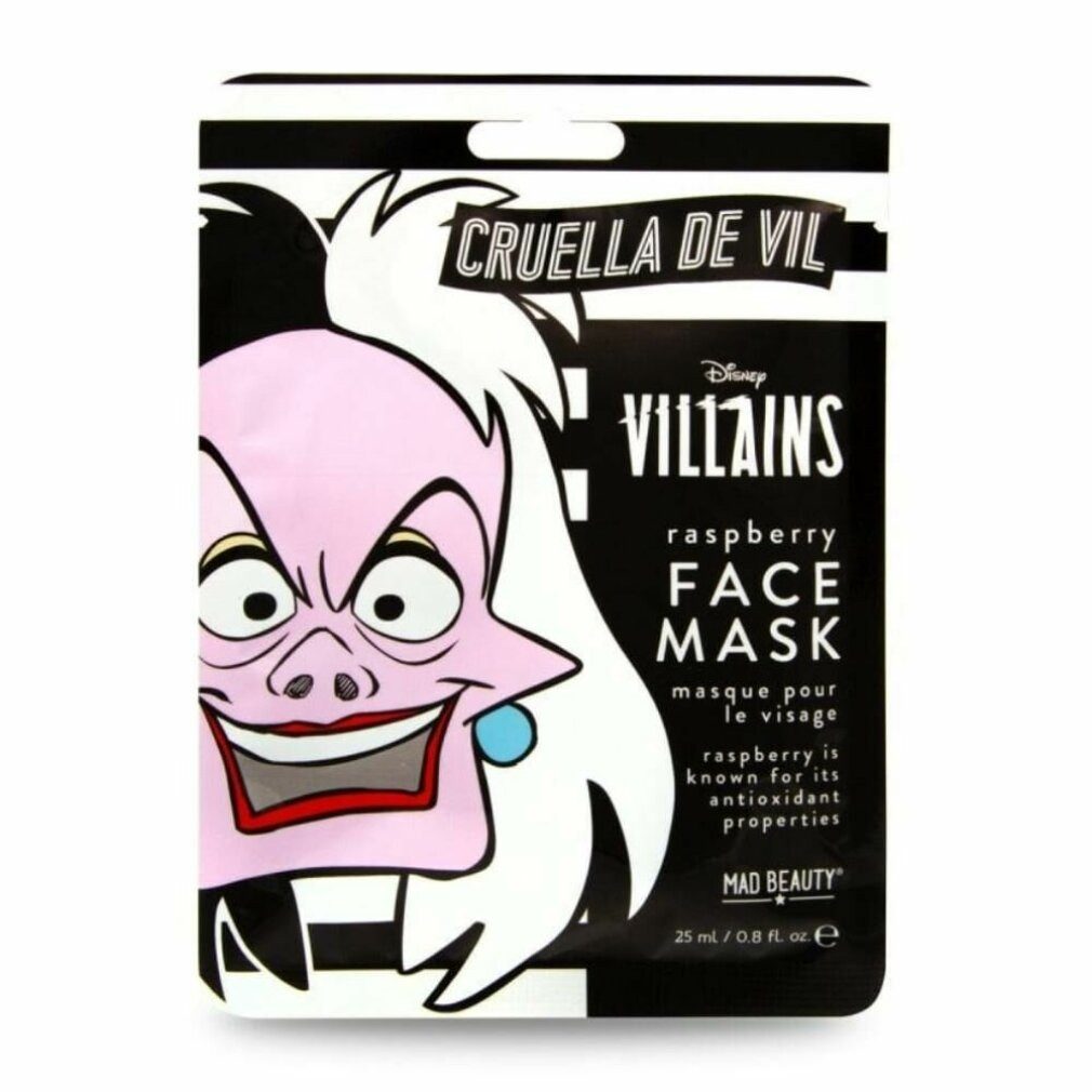 Mad Beauty Gesichtsmaske Gesichtsmaske Disney Villains Cruella Himbeere (25ml)