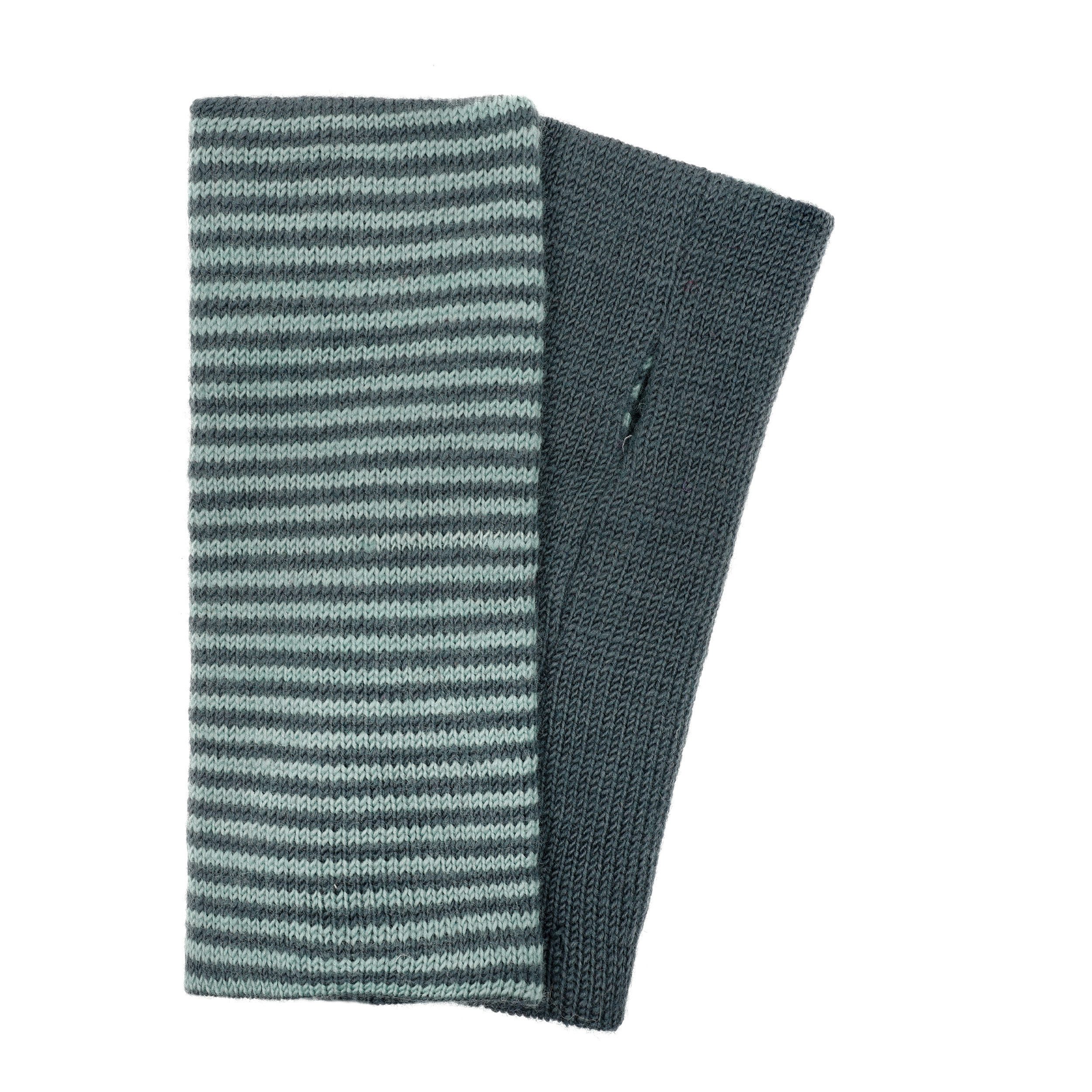 McRon Armstulpen Merino Pulswärmer zum Wenden Modell Ulta mit Daumenloch