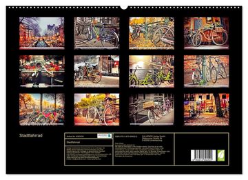 CALVENDO Wandkalender Stadtfahrrad (Premium, hochwertiger DIN A2 Wandkalender 2023, Kunstdruck in Hochglanz)