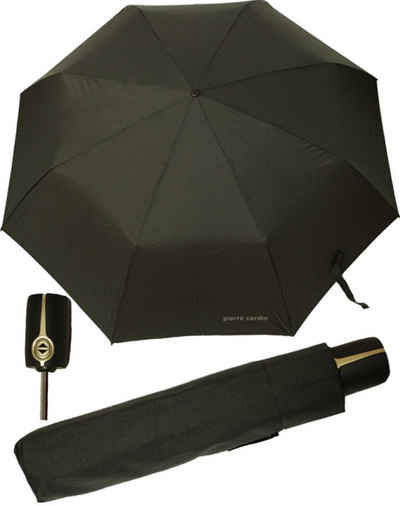 Pierre Cardin Taschenregenschirm stabiler Schirm mit Auf-Zu-Automatik - Primeur, klassischer Look
