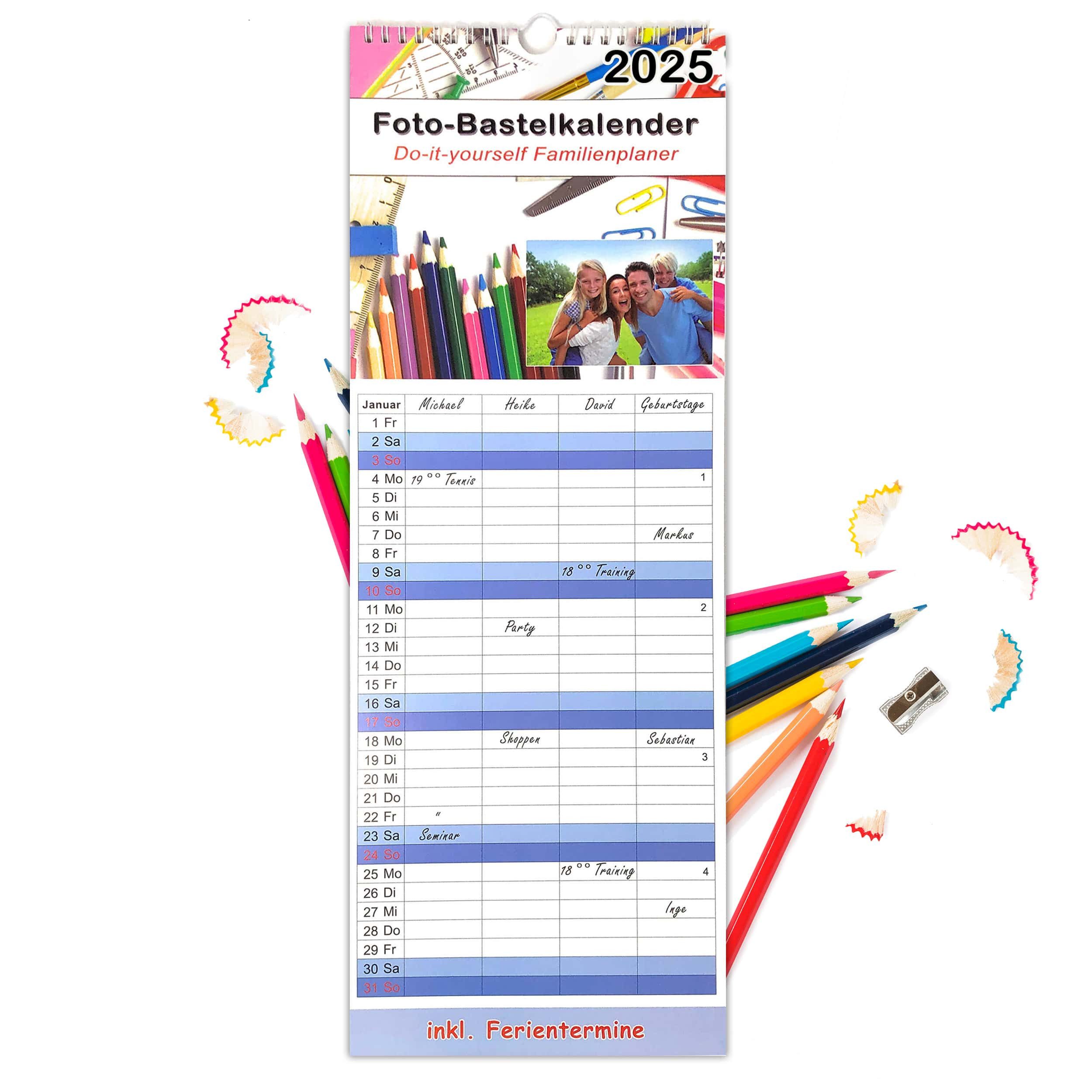 AMLI Familienkalender Familienkalender 2025 selbst gestalten