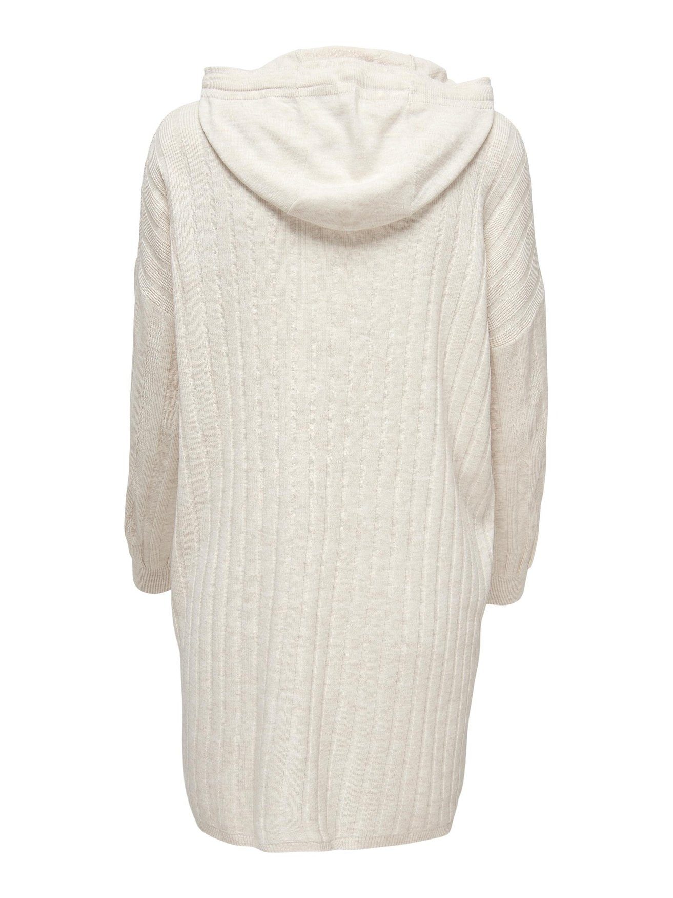 (20) Mini Shirtkleid 6157 ONLTESSA (lang) in ONLY Hoodie Beige Dress offwhite Pullover Strick Kleid