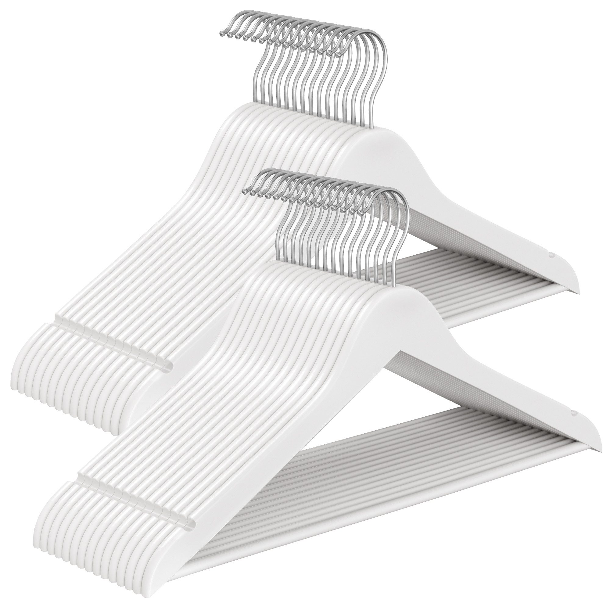 SONGMICS Kleiderbügel, (30-tlg), Holzbügel schlank, 0,8 cm dünn, 360° drehb günstig online kaufen
