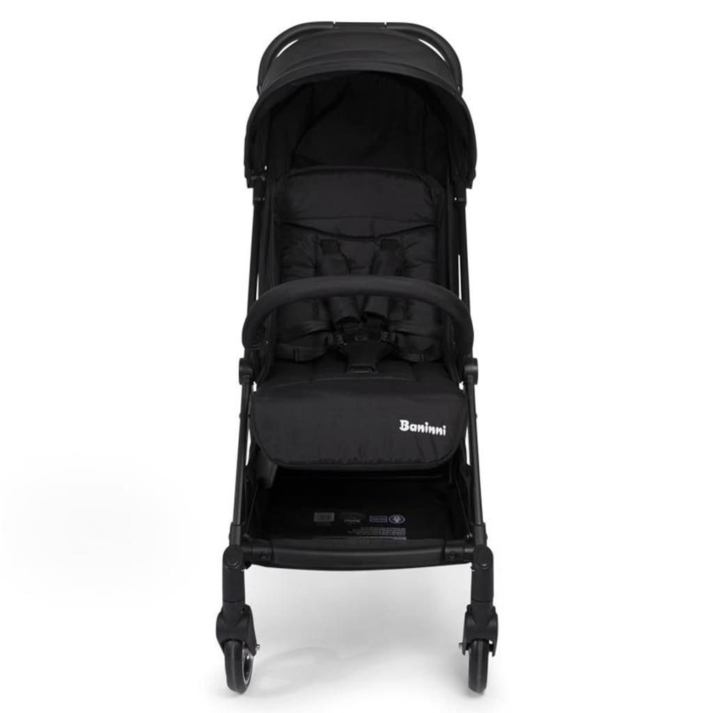 Baninni Kinder-Buggy Automatisch Faltbarer Kinderwagen Vigo Schwarz