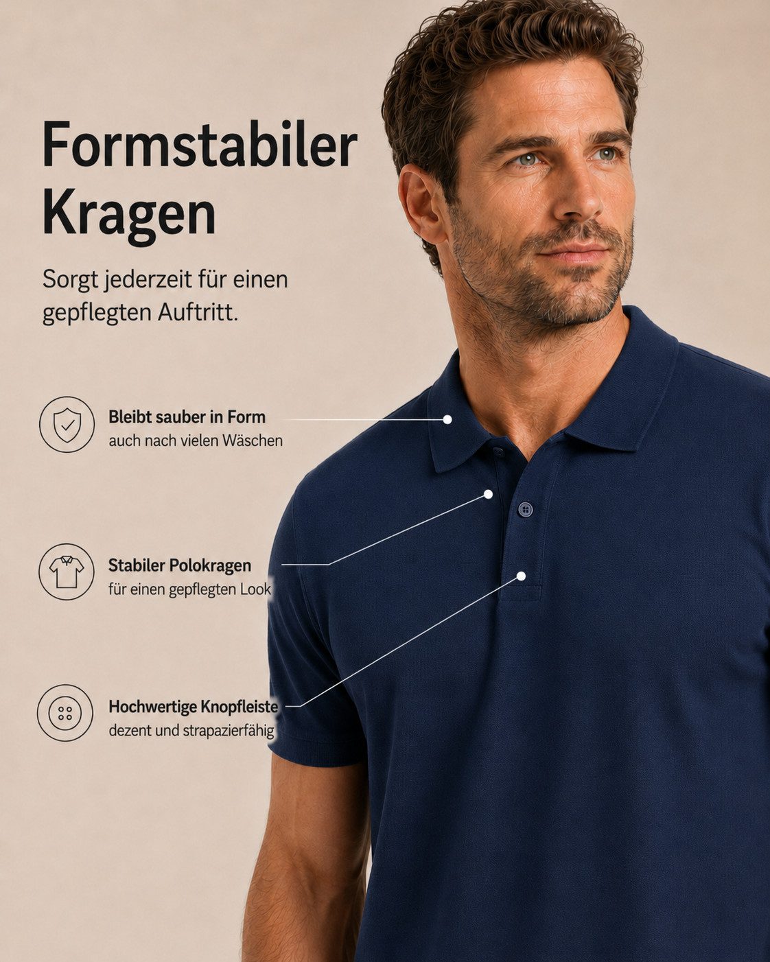 Sitztgut Poloshirt Premium Cotton Polo T-Shirt (1-tlg)