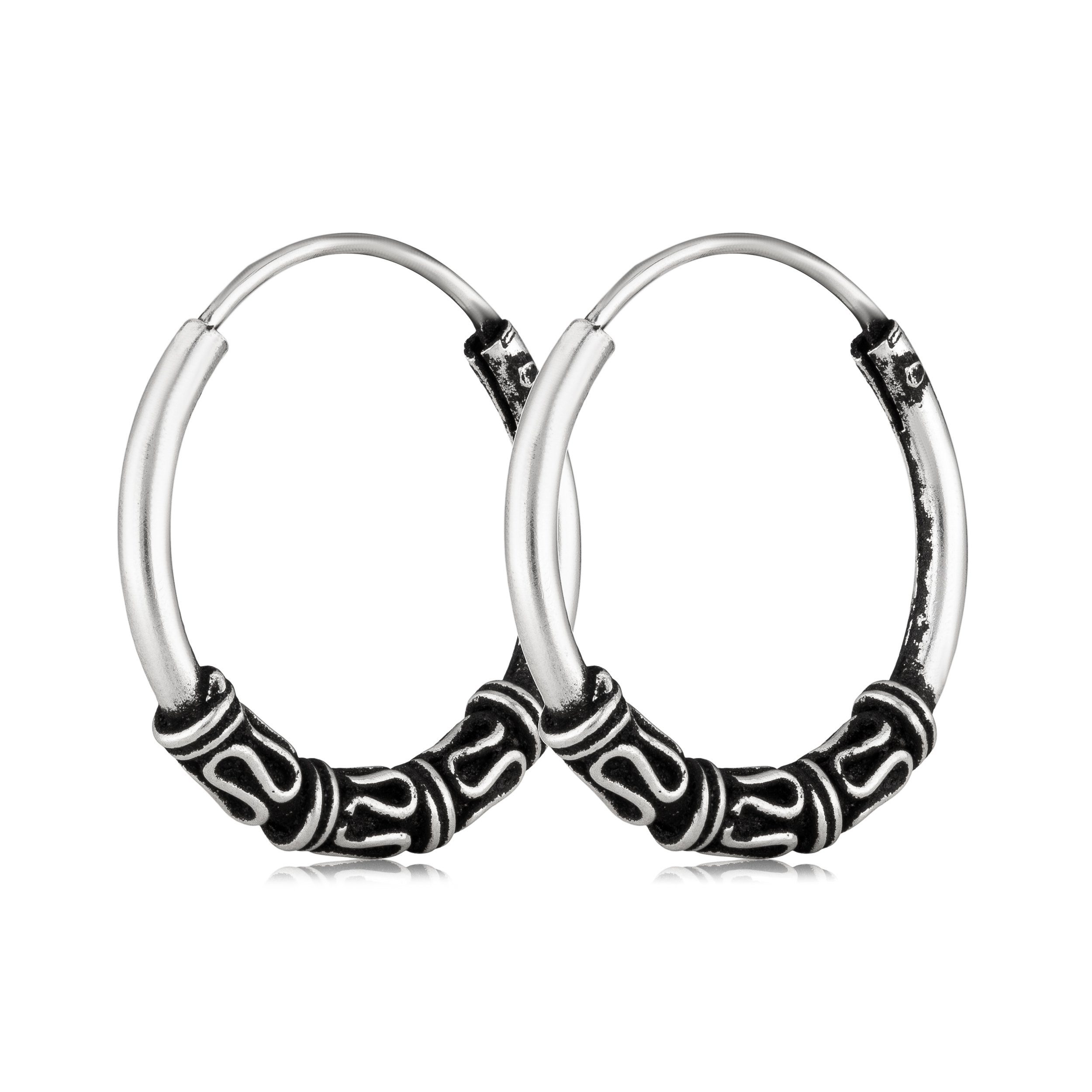 NKlaus Paar Creolen Paar Keltische Creolen 925 Silber Celtic Skandinav günstig online kaufen