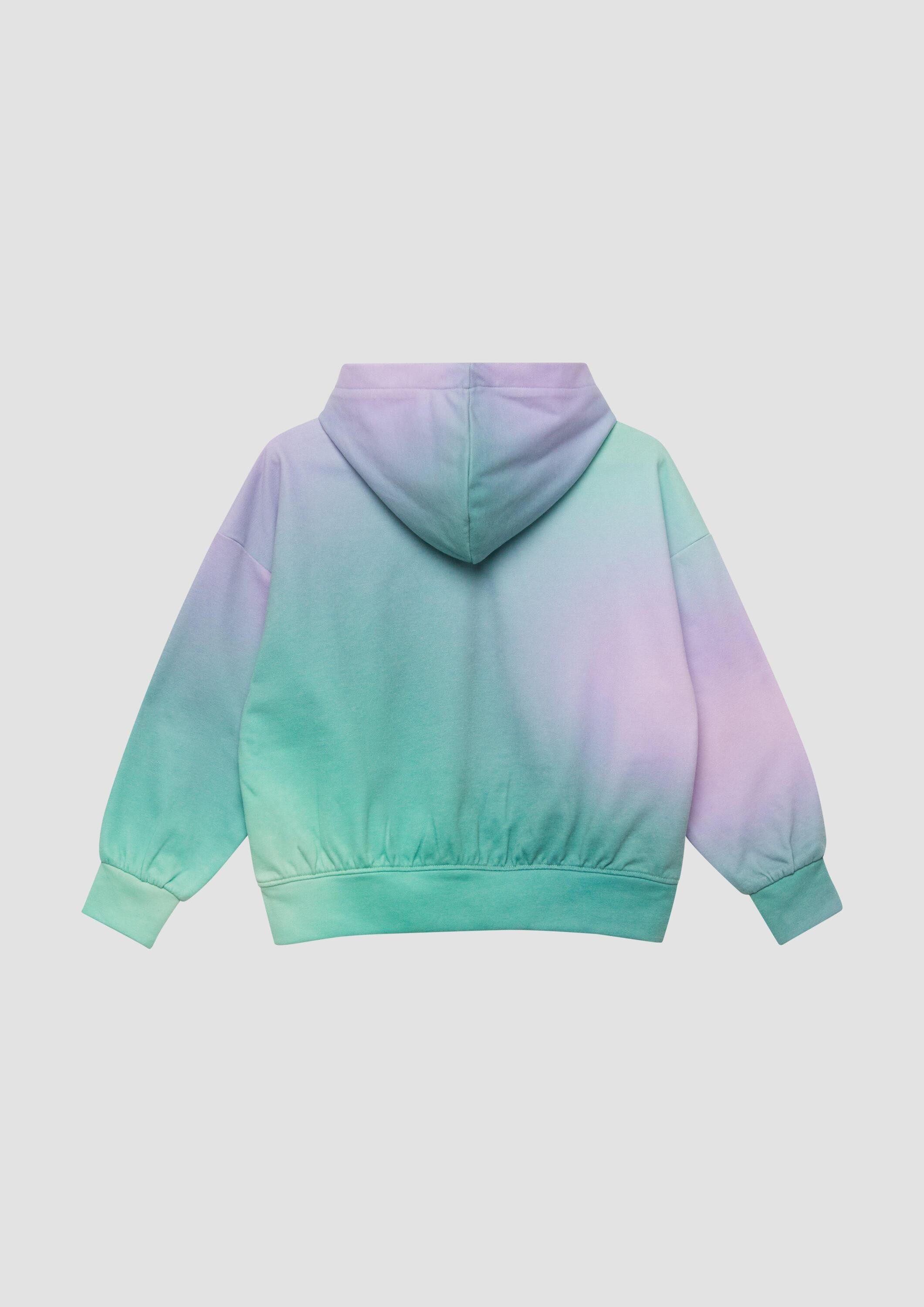 s.Oliver Sweatshirt Sweatshirt Oversized-Sweatshirt mit Farbverlauf