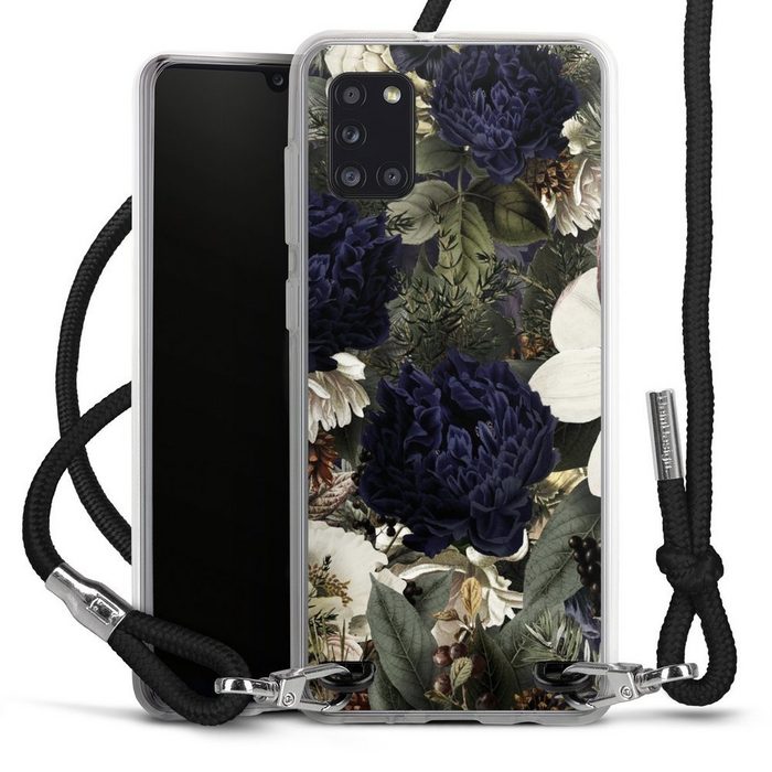 DeinDesign Handyhülle Utart Vintage Blumen Natur Blumen Samsung Galaxy A31 Handykette Hülle mit Band Case zum Umhängen