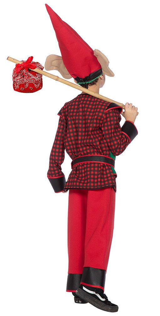 Karneval-Klamotten Kostüm Zwerg Kinder Zwergenkostüm Wichtelkostüm luxus, Sieben Zwerge Kobold Gartenzwerg Kinderkostüm bunt Jungen Märchen