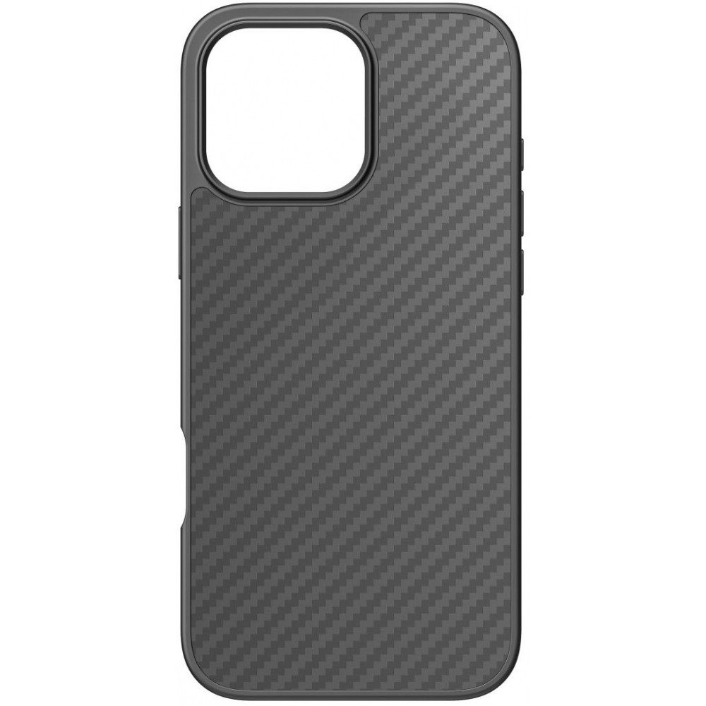 Black Rock Handyhülle Black Rock Cover Carbon für iPhone 16 Pro Max schwarz 6,7 Zoll