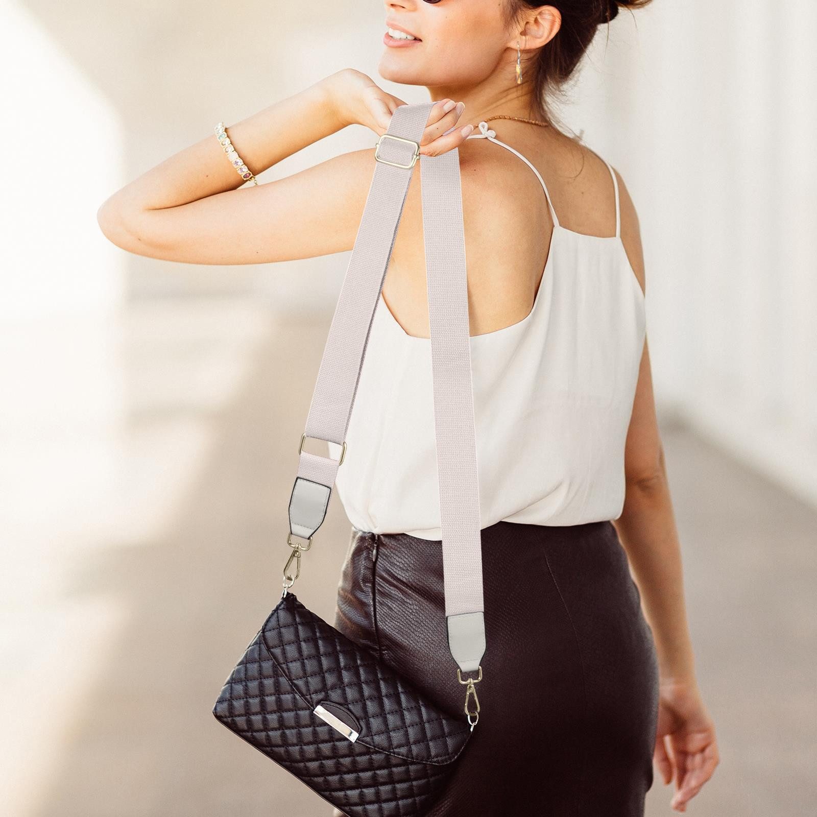 VERCO Schulterriemen einstellbar für Handtaschen Umhängegurt Ersatz Schulter Gurt Trageriemen Riemen verstellbar