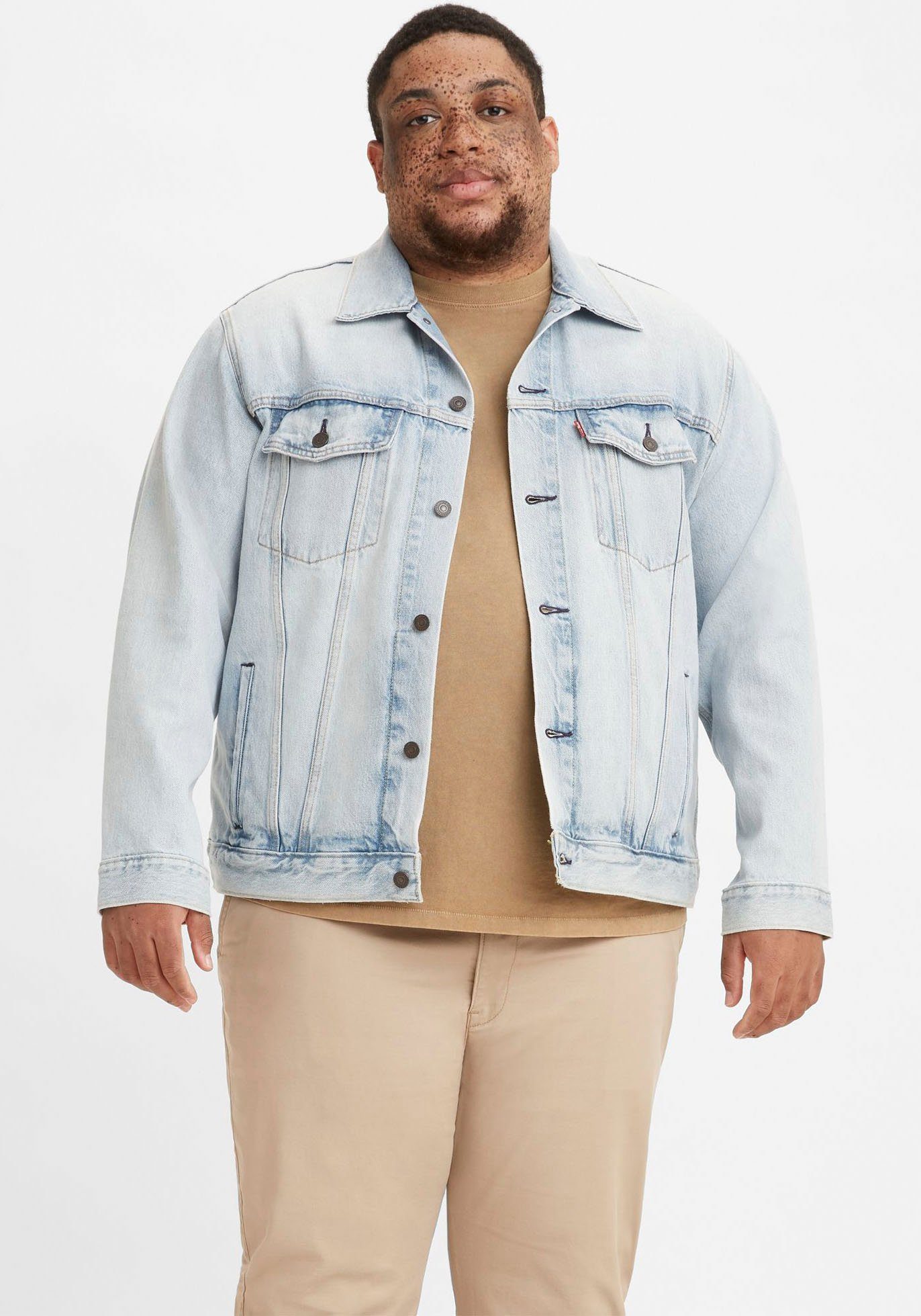 Levi's® Plus light trucker new TRUCKER BIG Jeansjacke